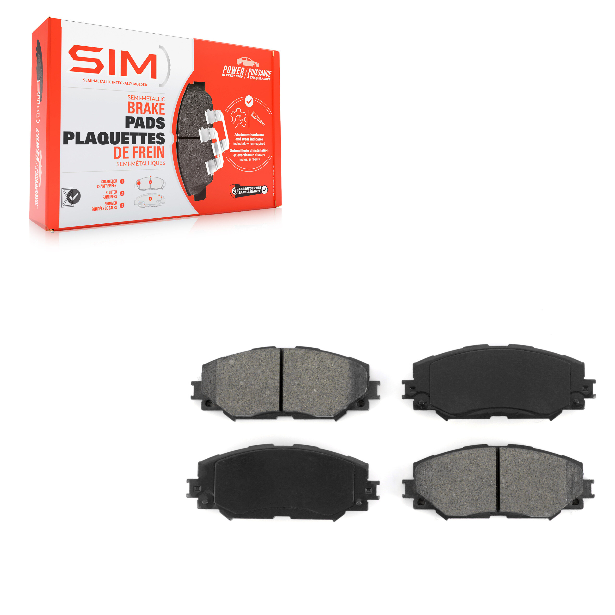 Semi-Metallic Brake Pads
