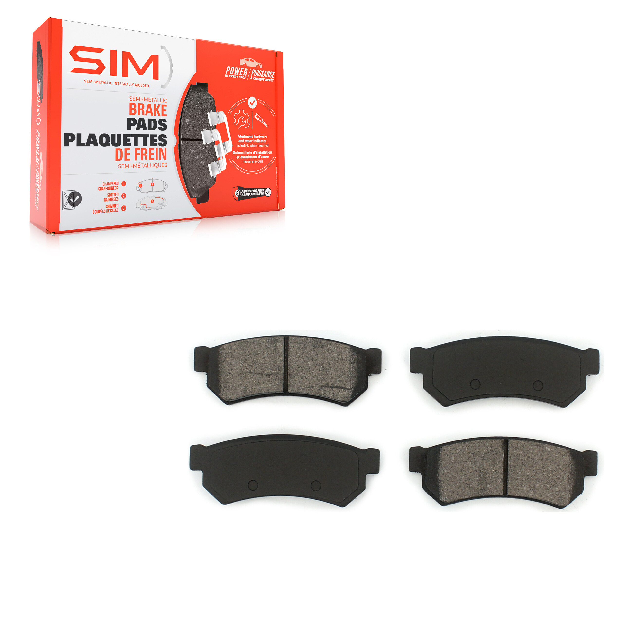 Semi-Metallic Brake Pads