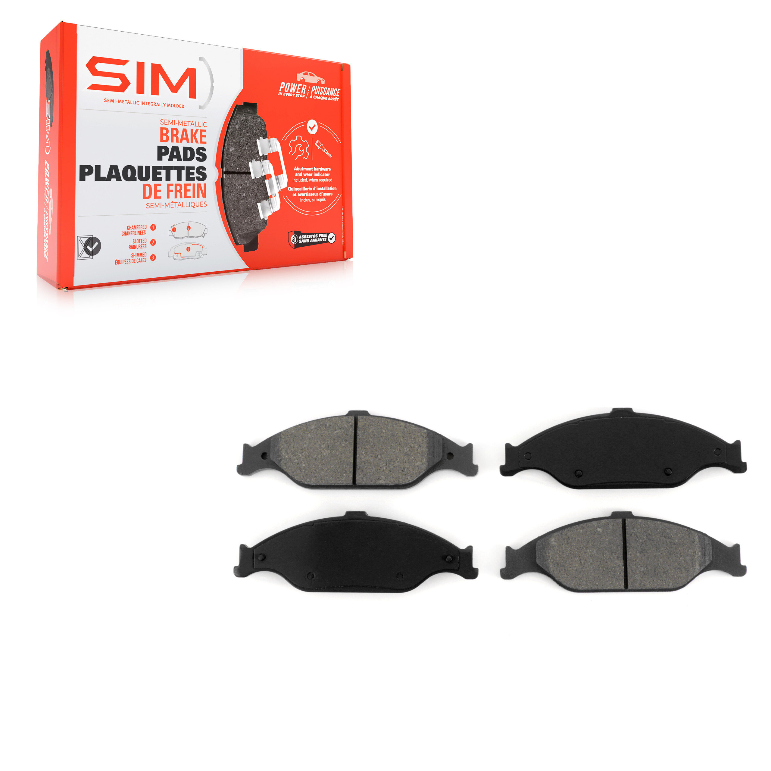 Semi-Metallic Brake Pads