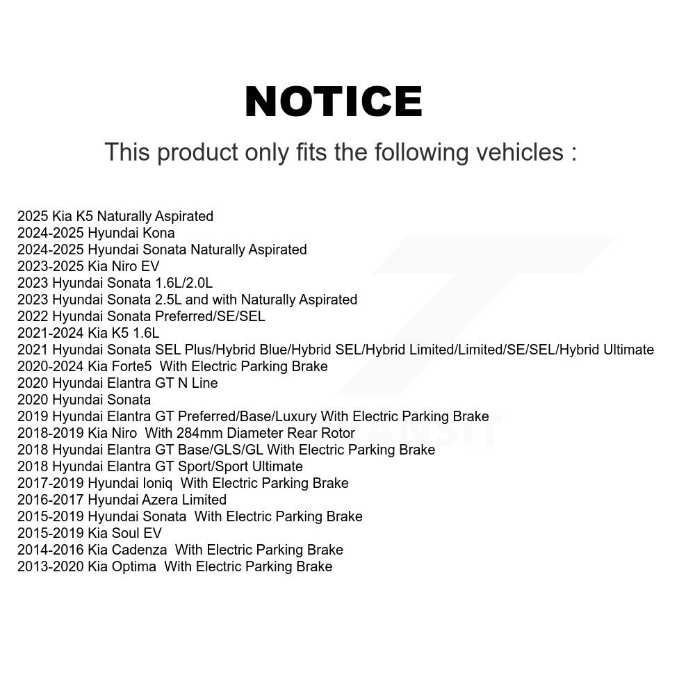 GENIUS - GCR-981009 - Coated Disc Brake Rotor