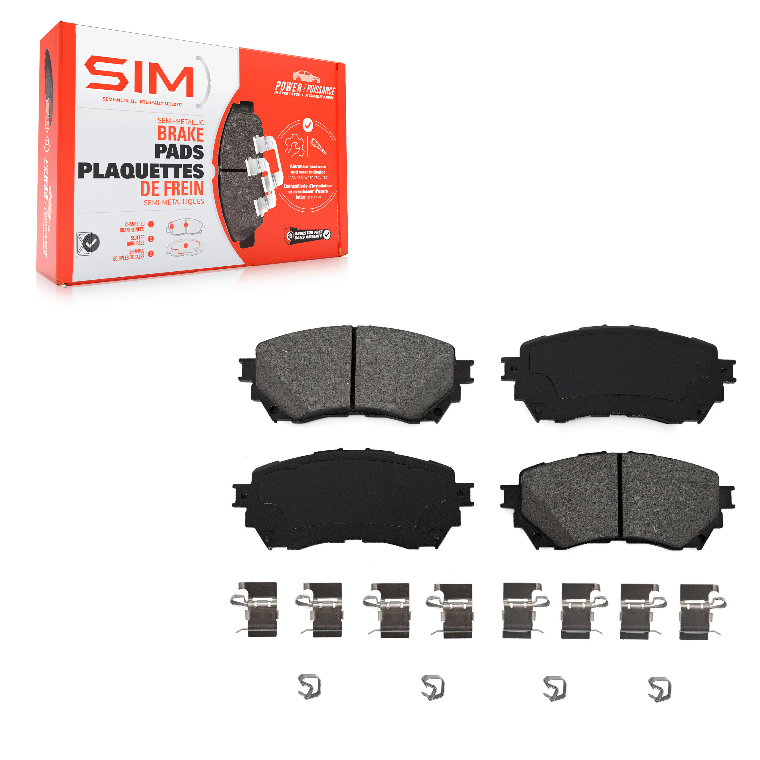 Semi-Metallic Brake Pads