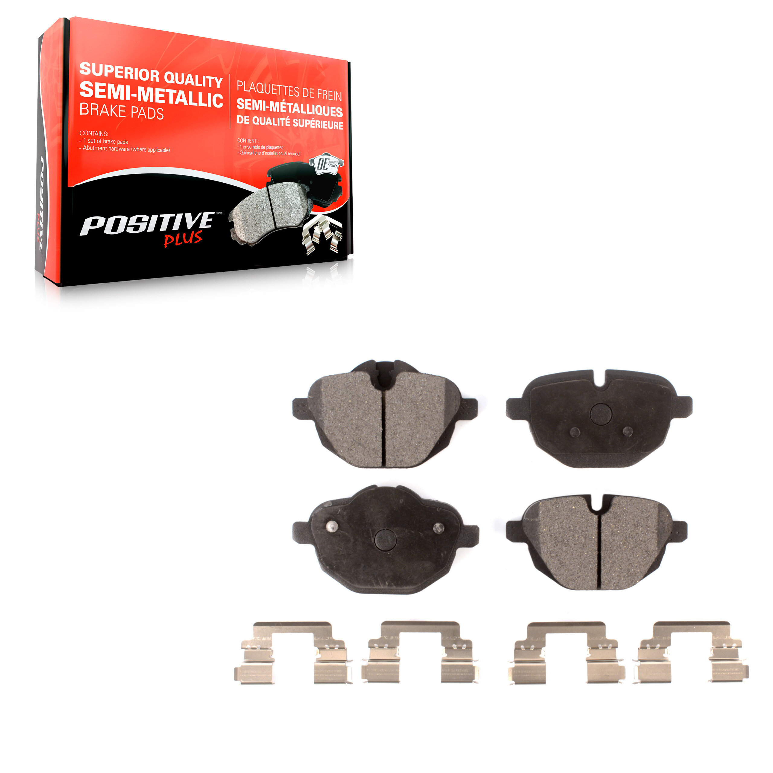Positive Plus - PPF-D1473 - Semi-Metallic Brake Pads