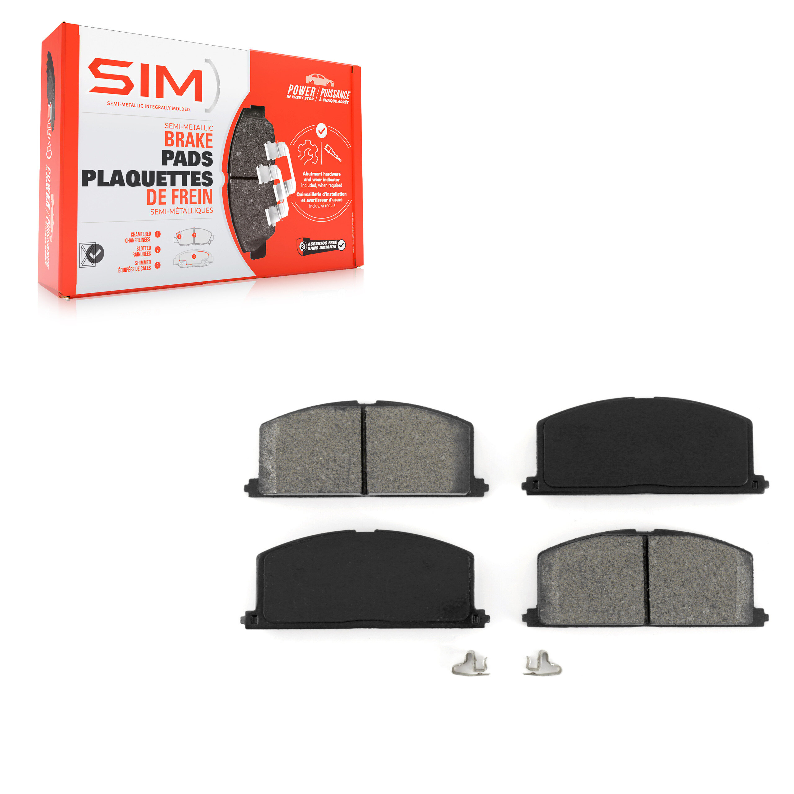 Semi-Metallic Brake Pads