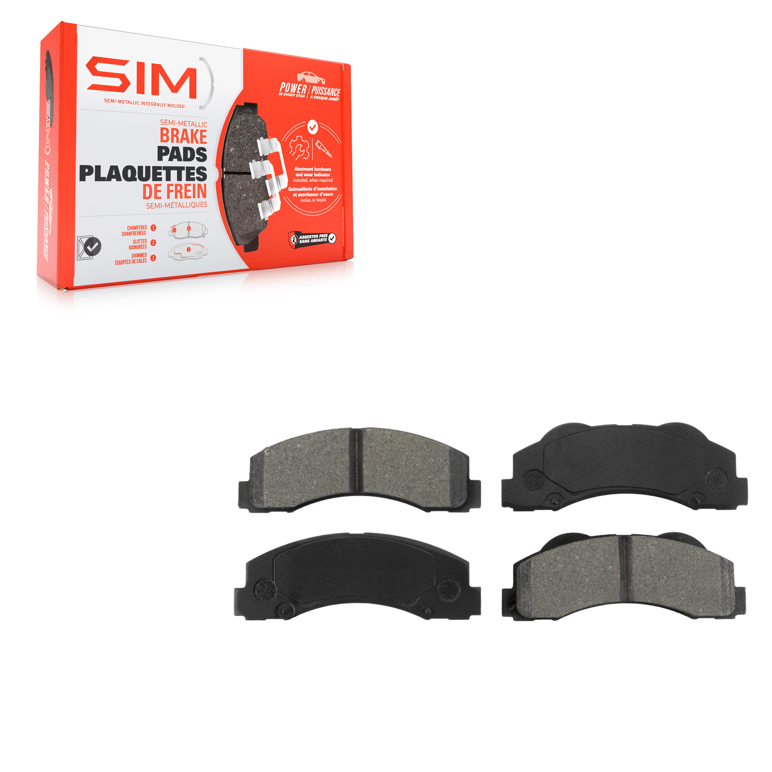Semi-Metallic Brake Pads