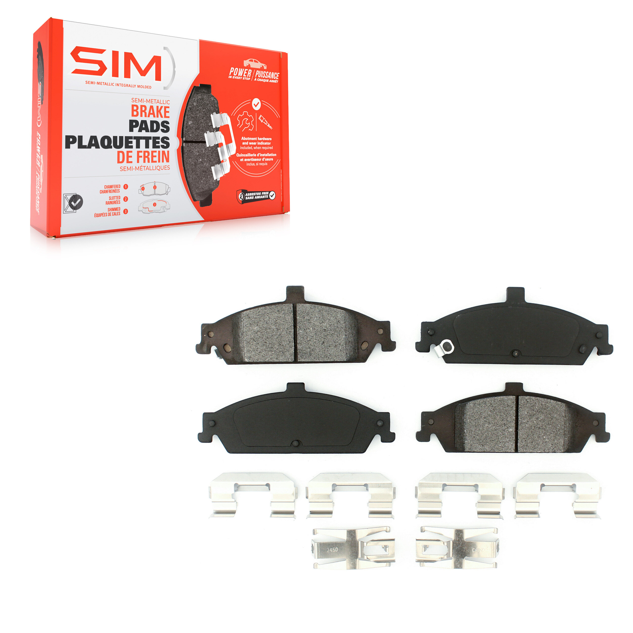 Semi-Metallic Brake Pads