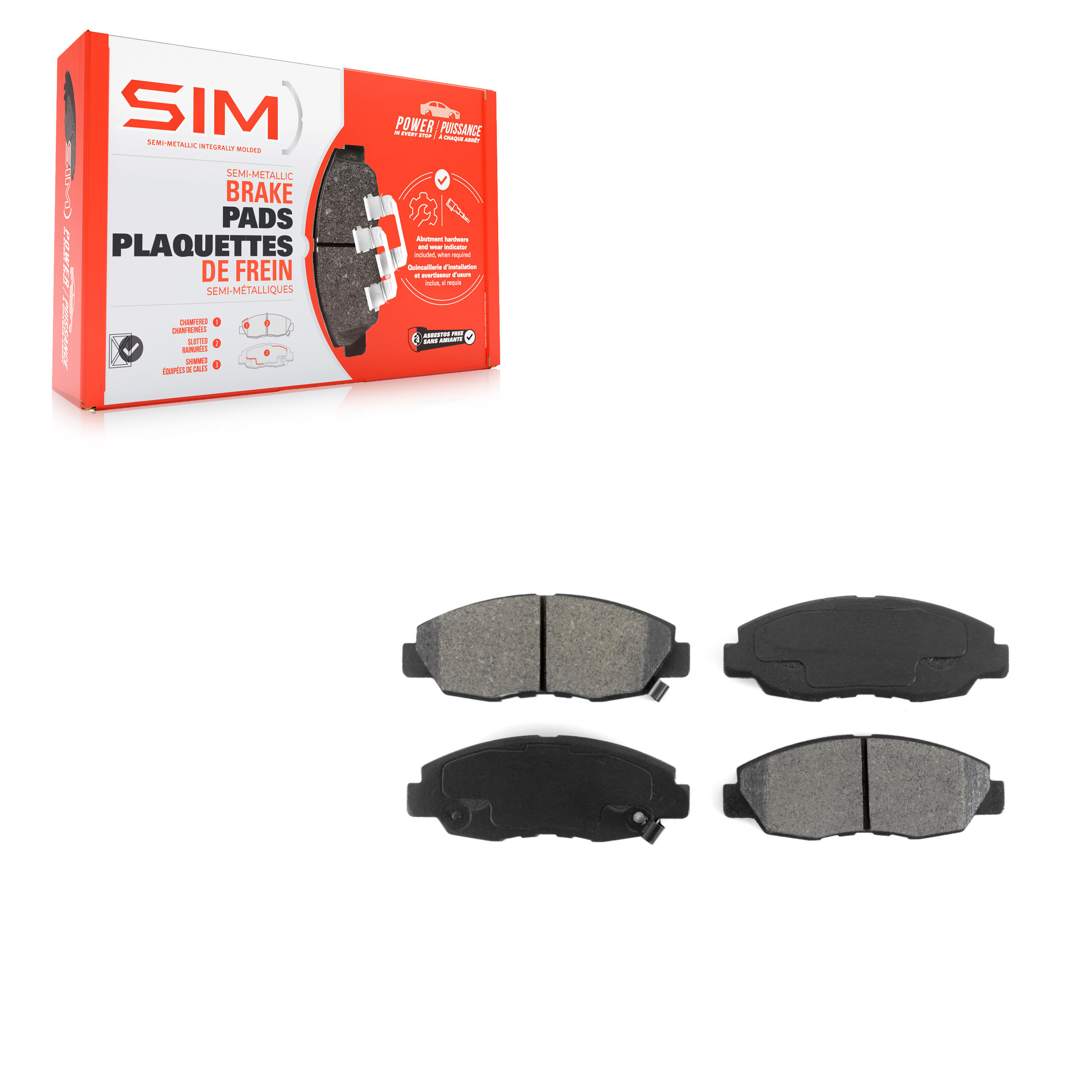 Semi-Metallic Brake Pads