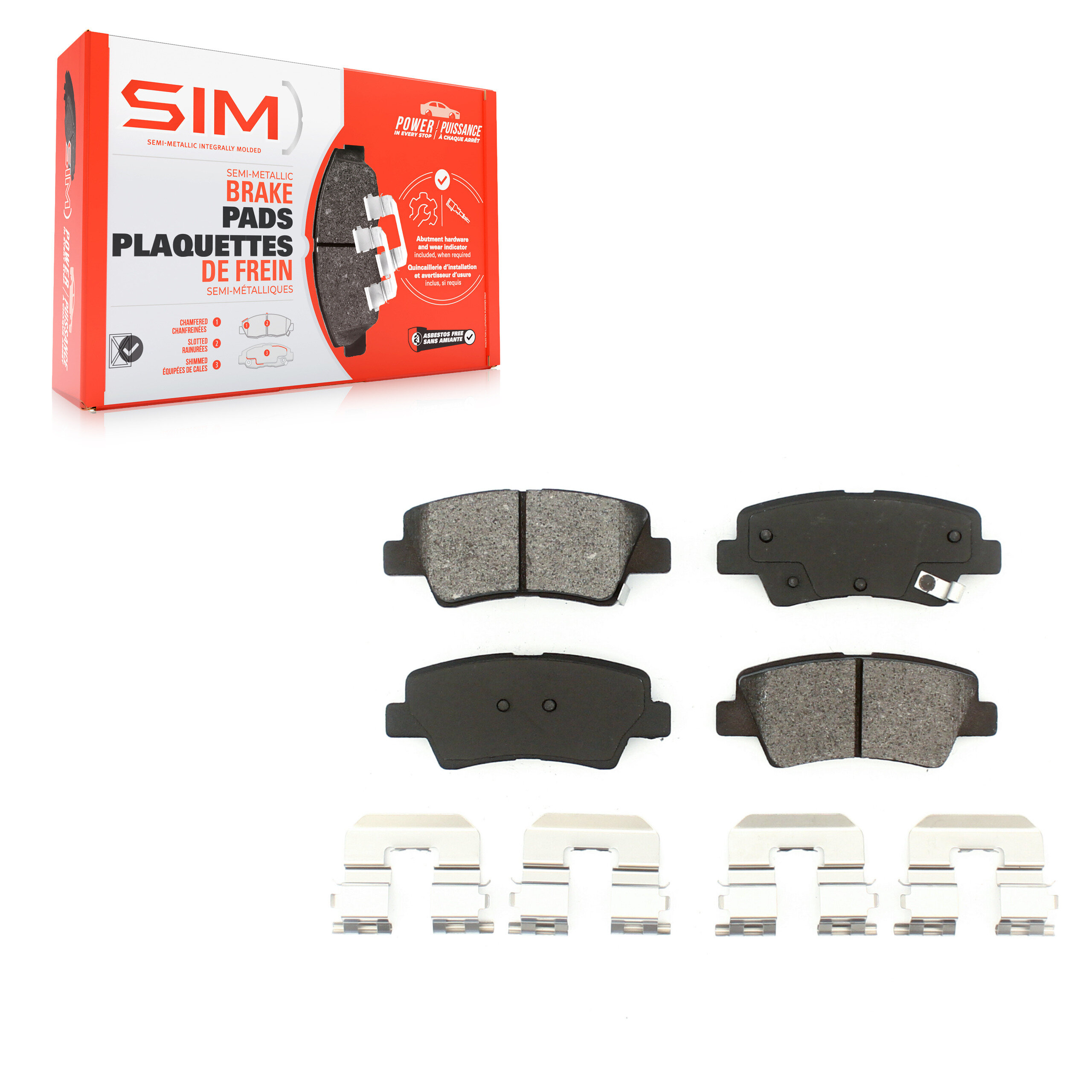 Semi-Metallic Brake Pads