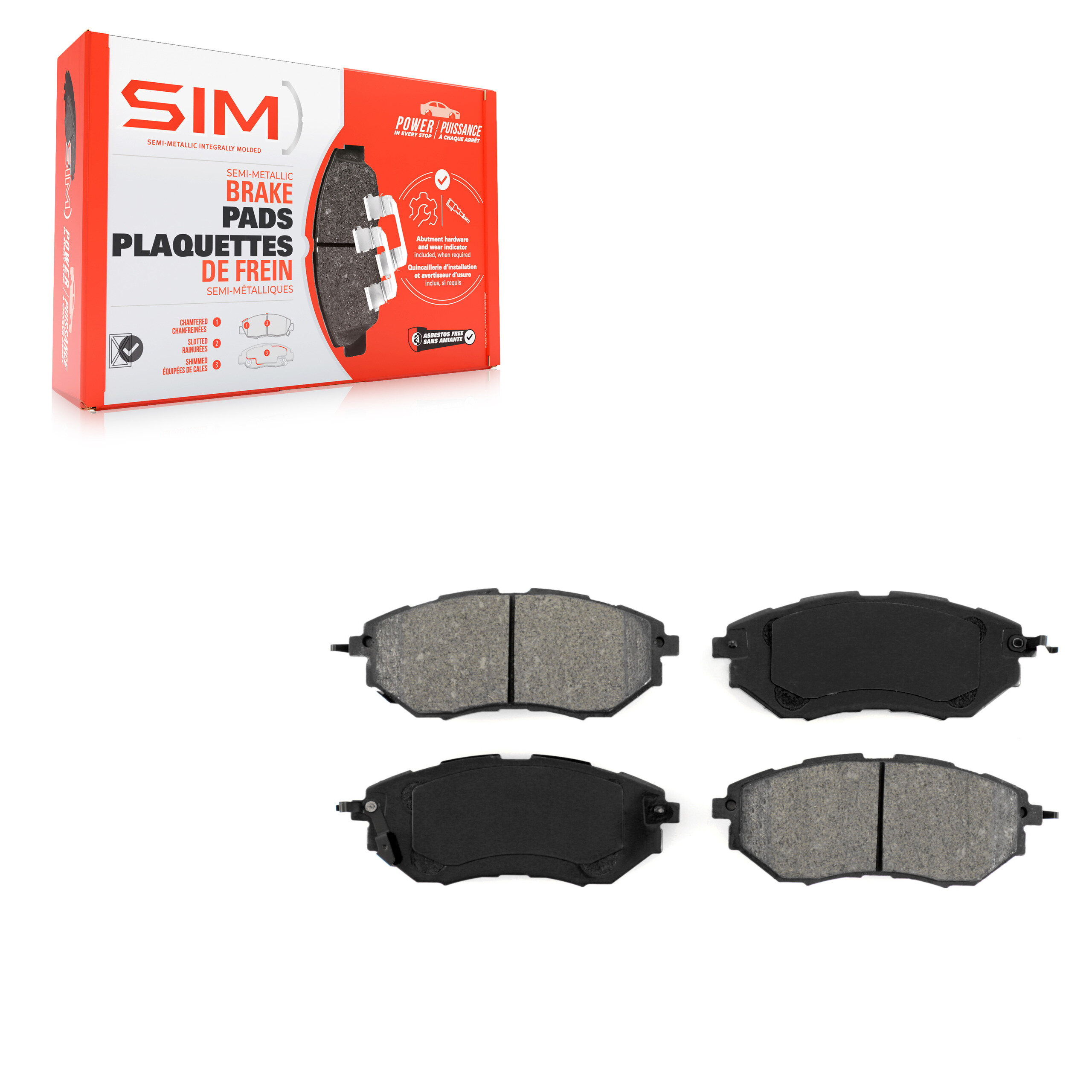 Semi-Metallic Brake Pads