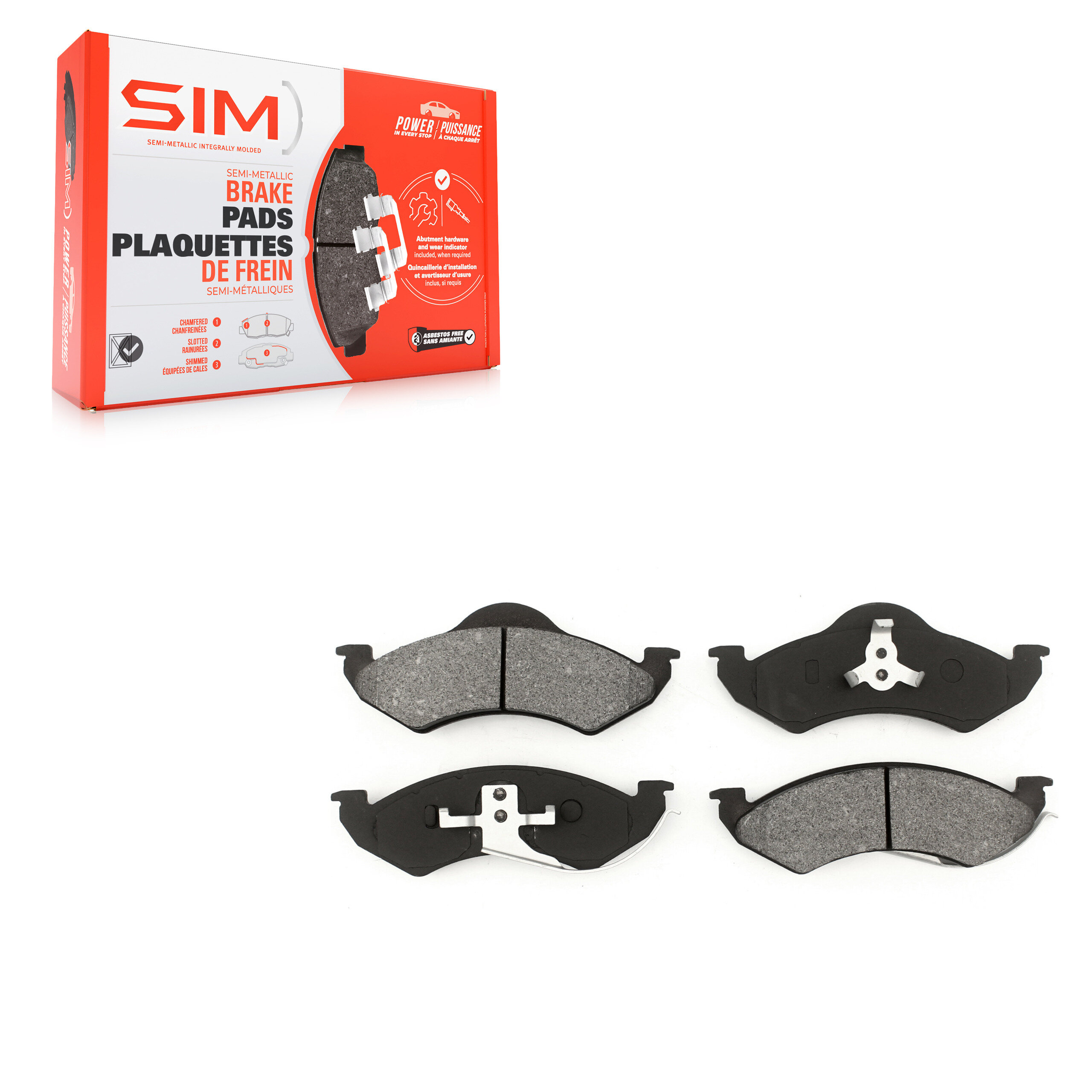 Semi-Metallic Brake Pads