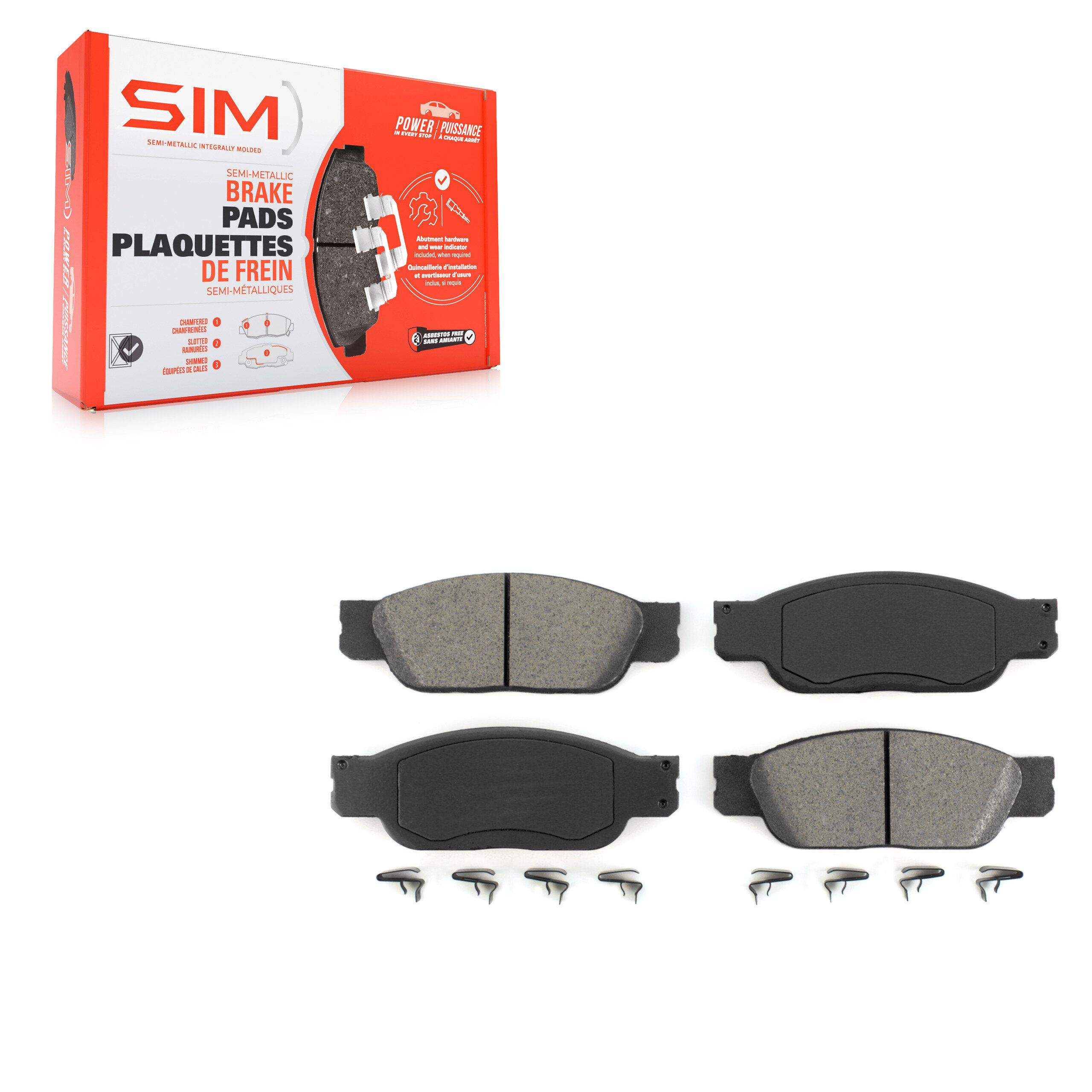 Semi-Metallic Brake Pads