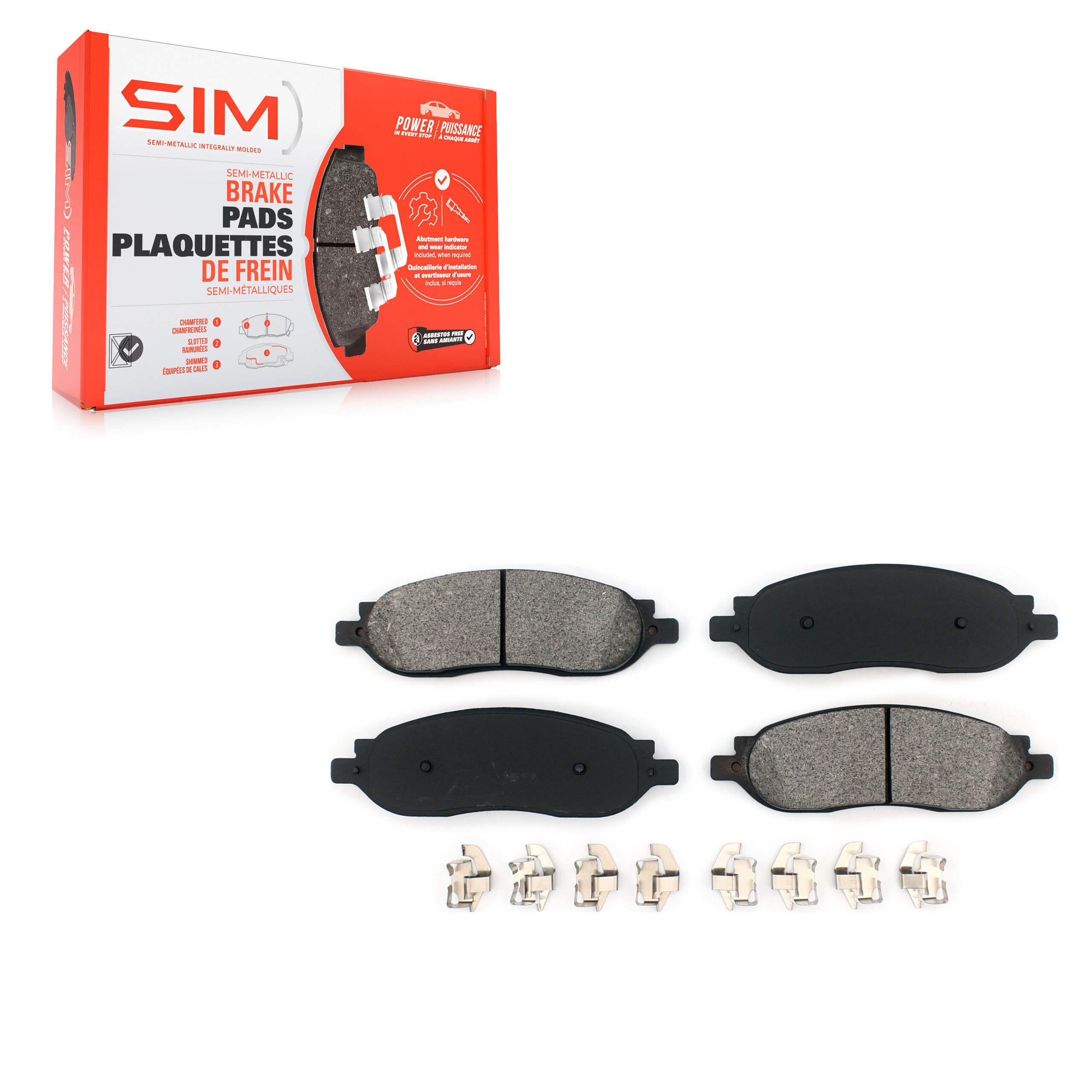 Semi-Metallic Brake Pads