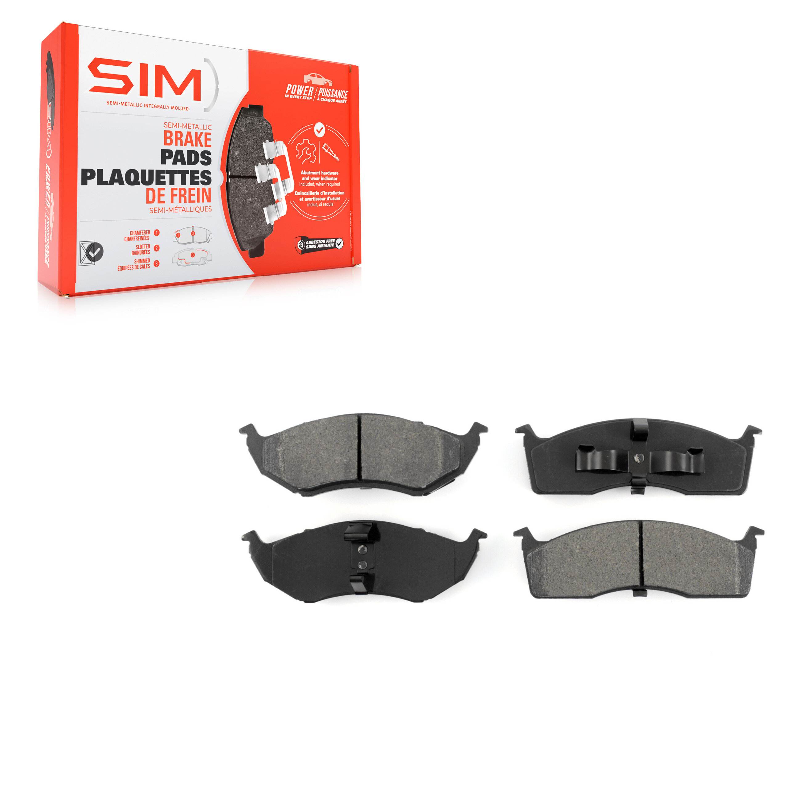 Semi-Metallic Brake Pads