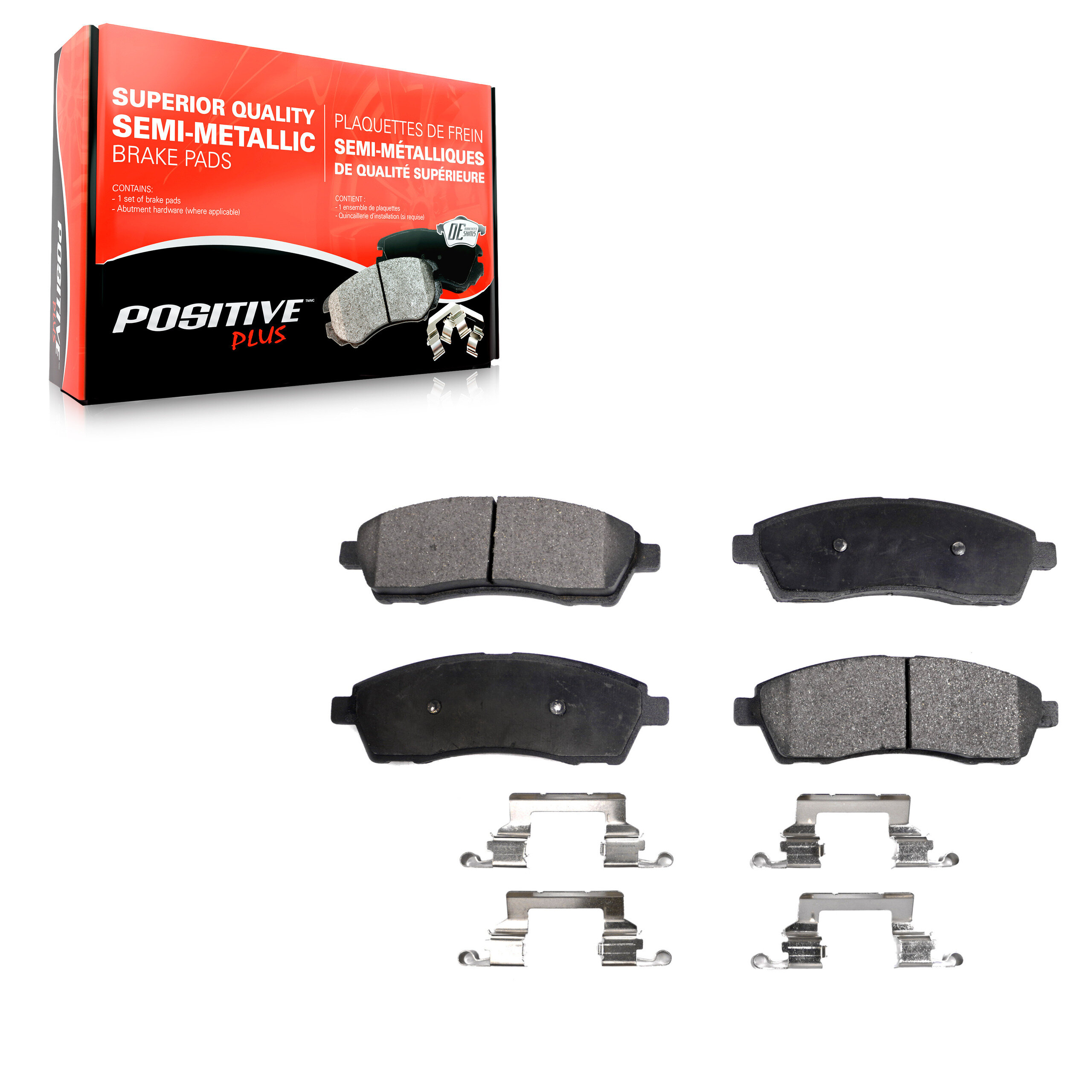 Positive Plus - PPF-D757 - Semi-Metallic Brake Pads