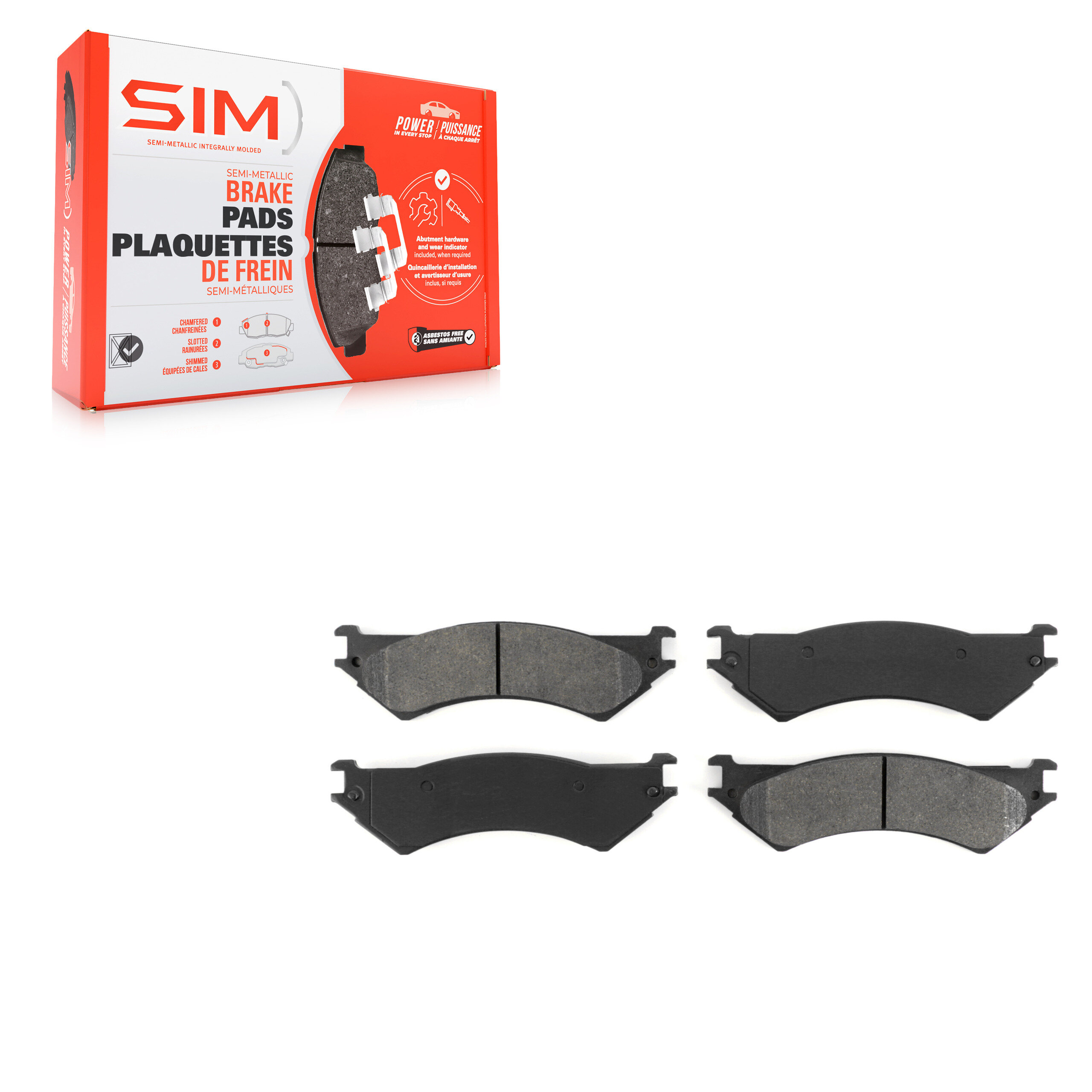 Semi-Metallic Brake Pads