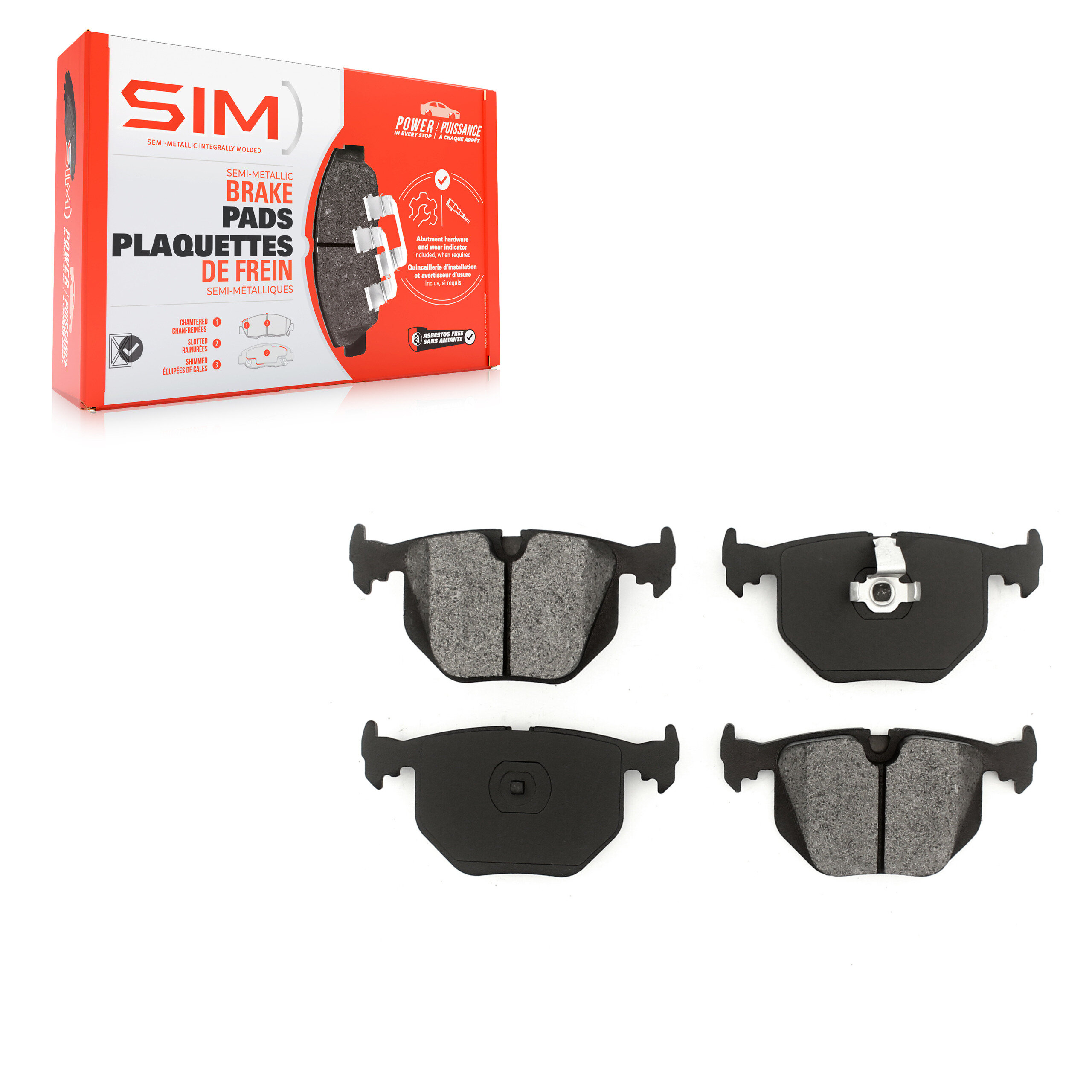 Semi-Metallic Brake Pads