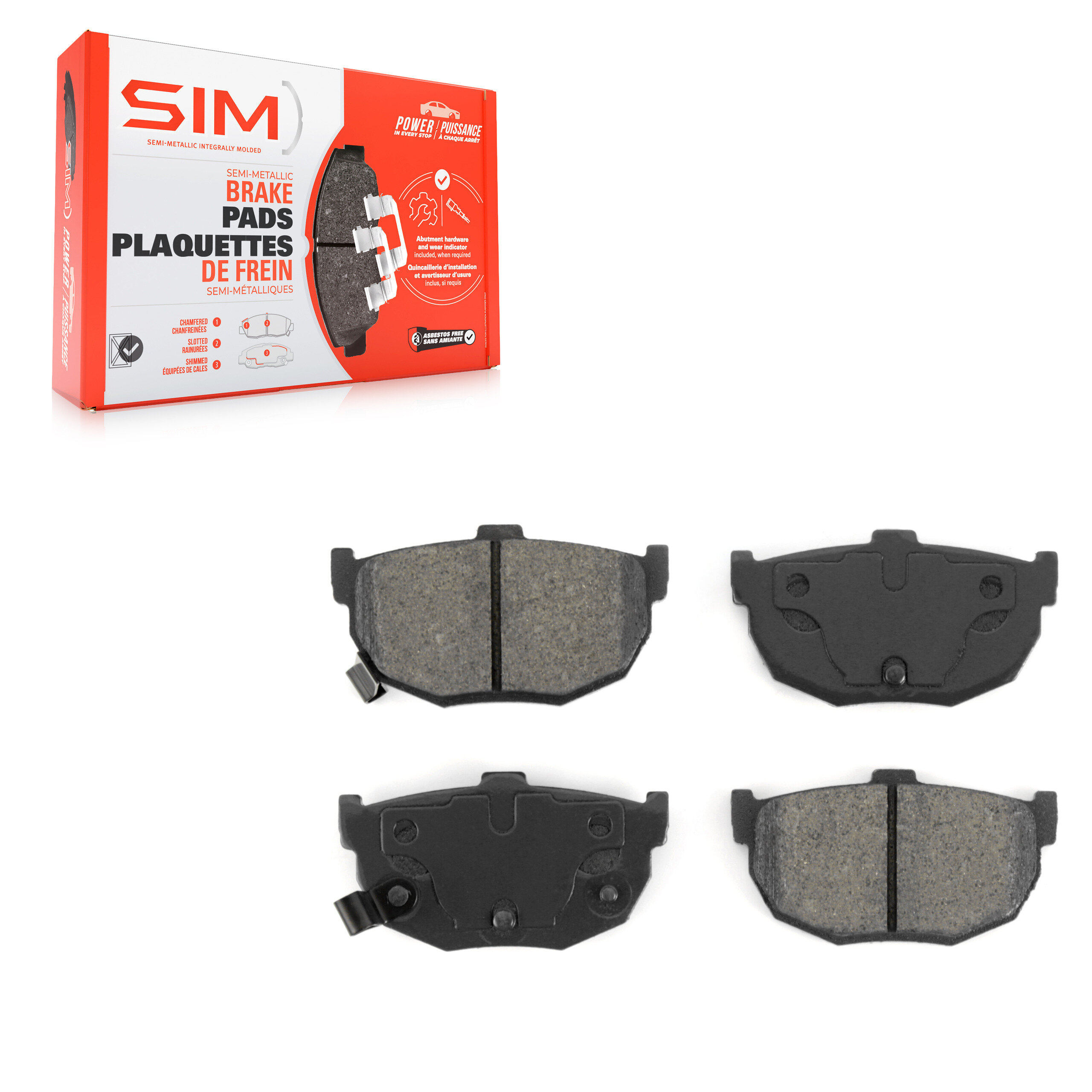 Semi-Metallic Brake Pads