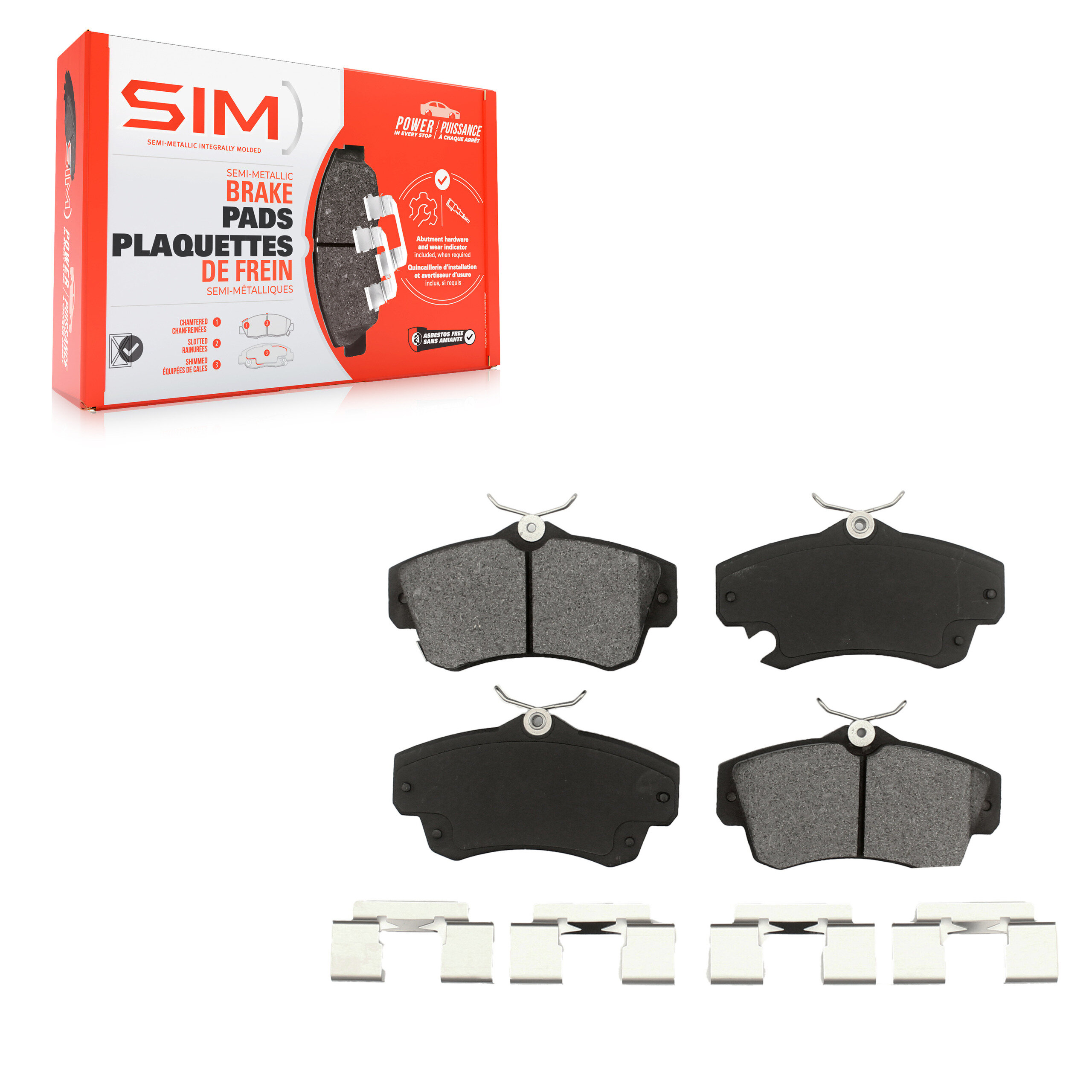 Semi-Metallic Brake Pads