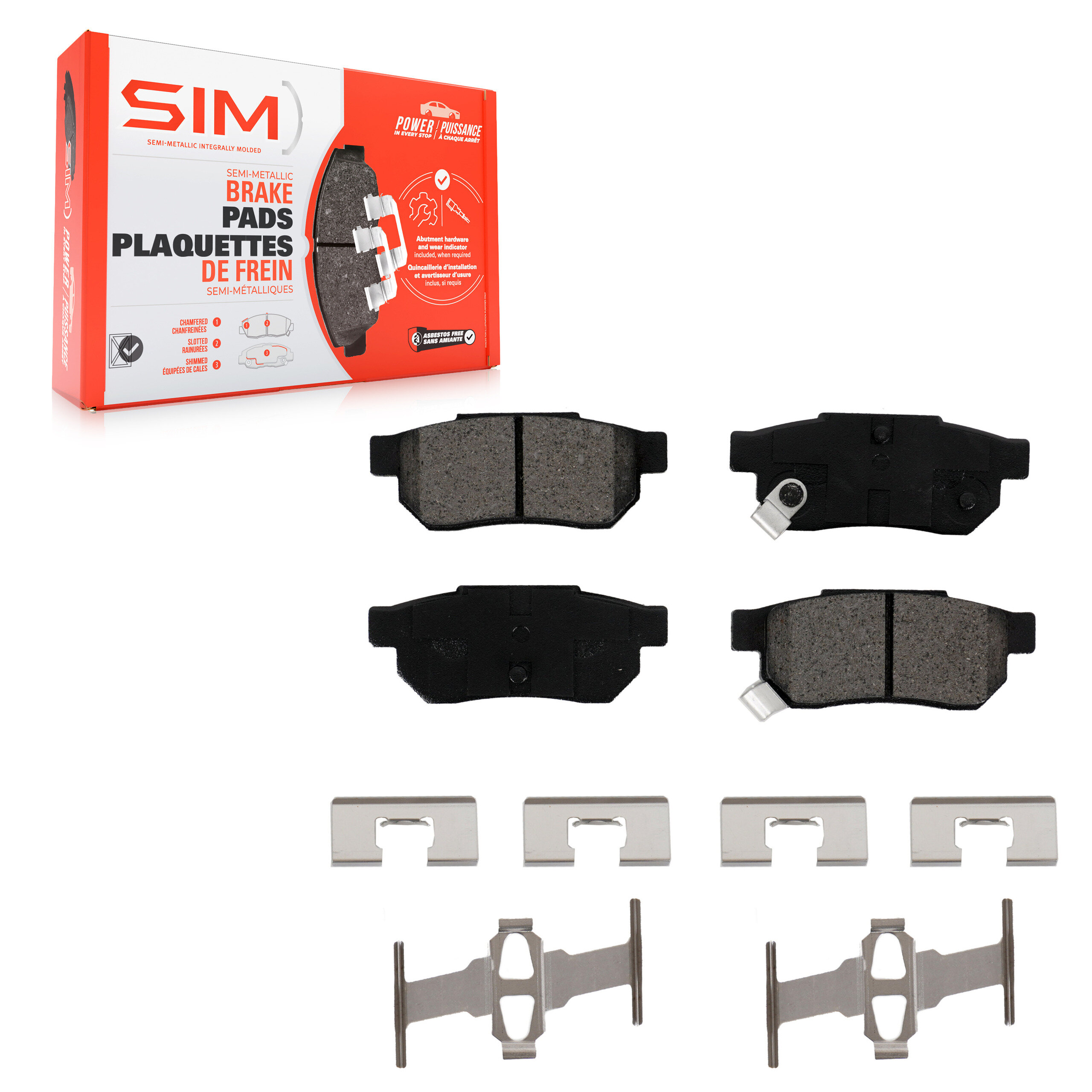 Semi-Metallic Brake Pads