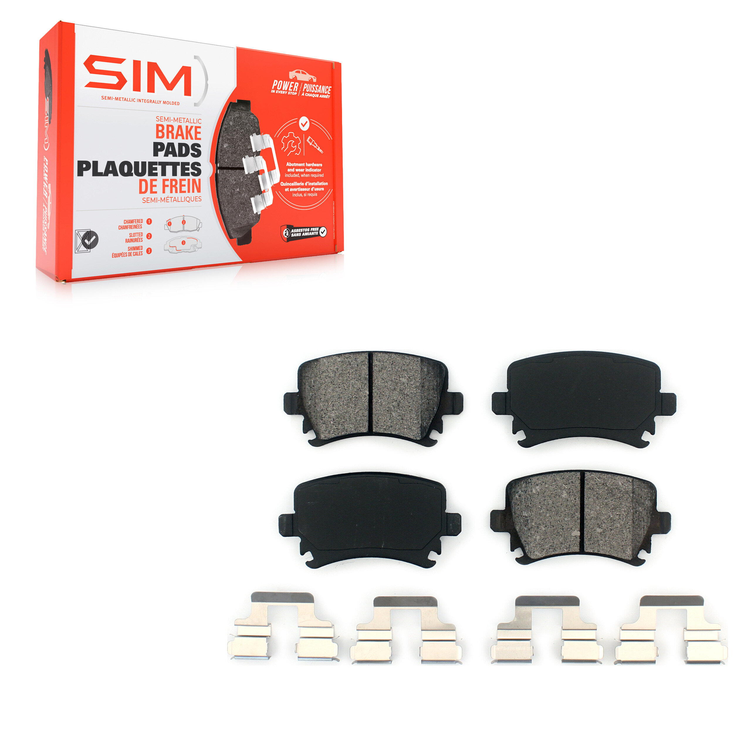 Semi-Metallic Brake Pads