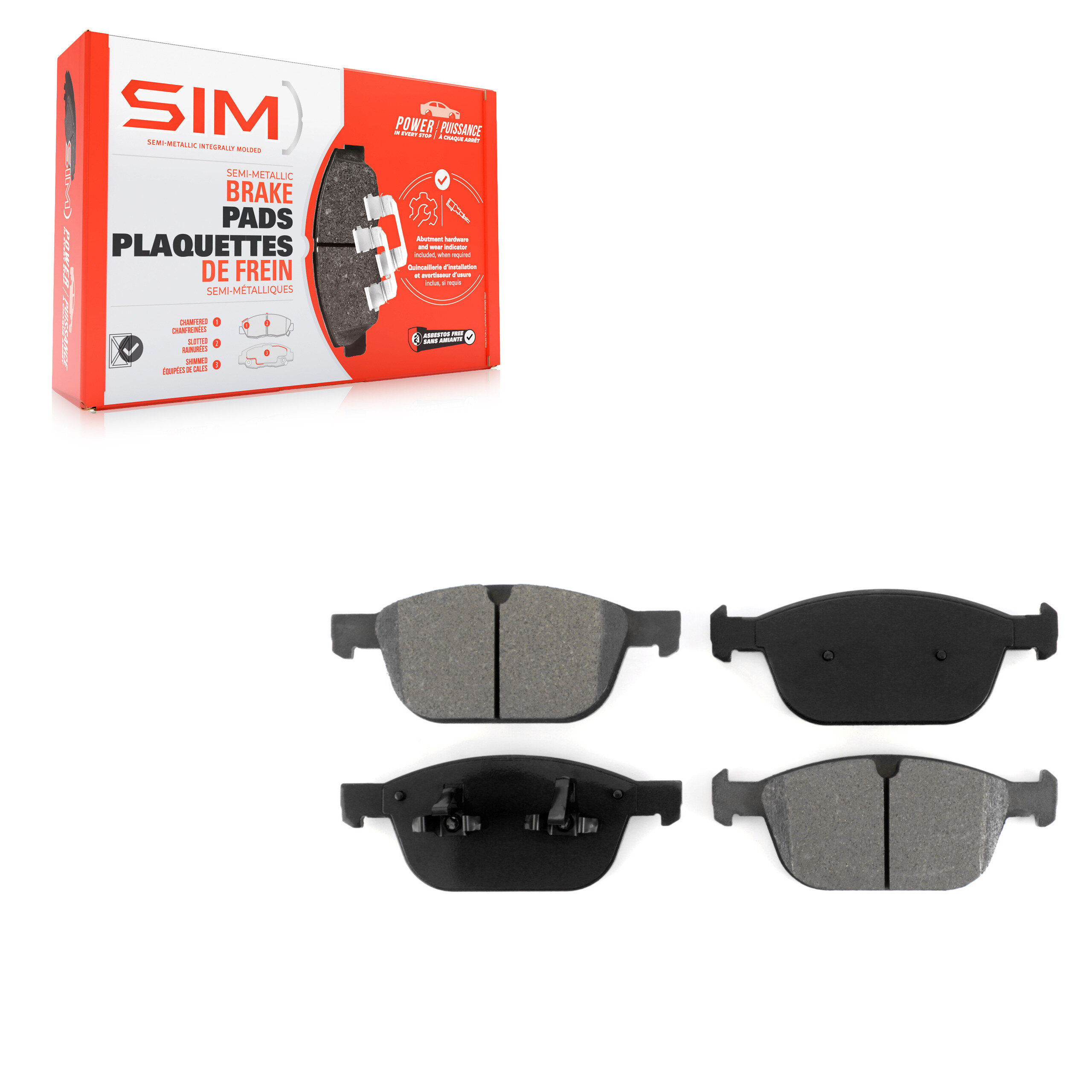 Semi-Metallic Brake Pads