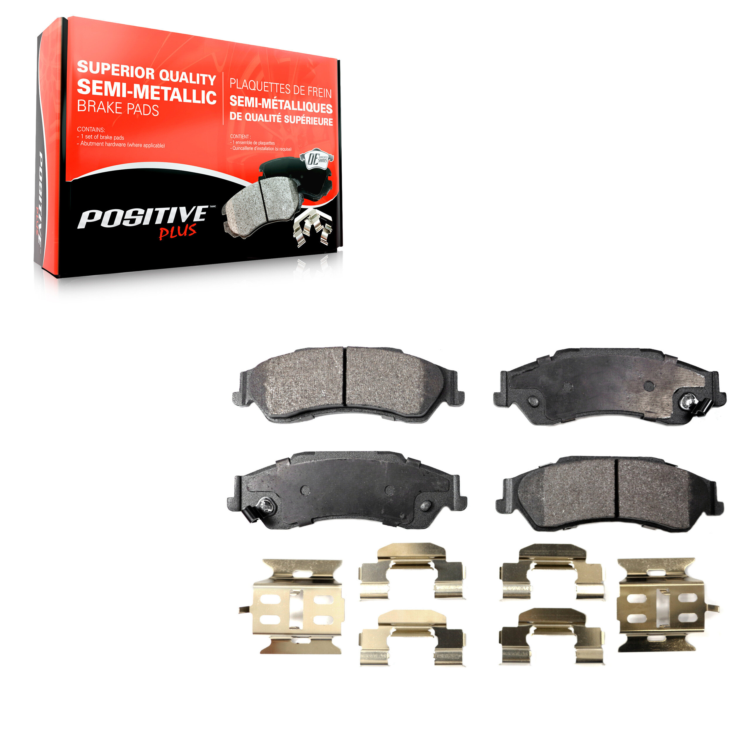 Positive Plus - PPF-D729 - Semi-Metallic Brake Pads
