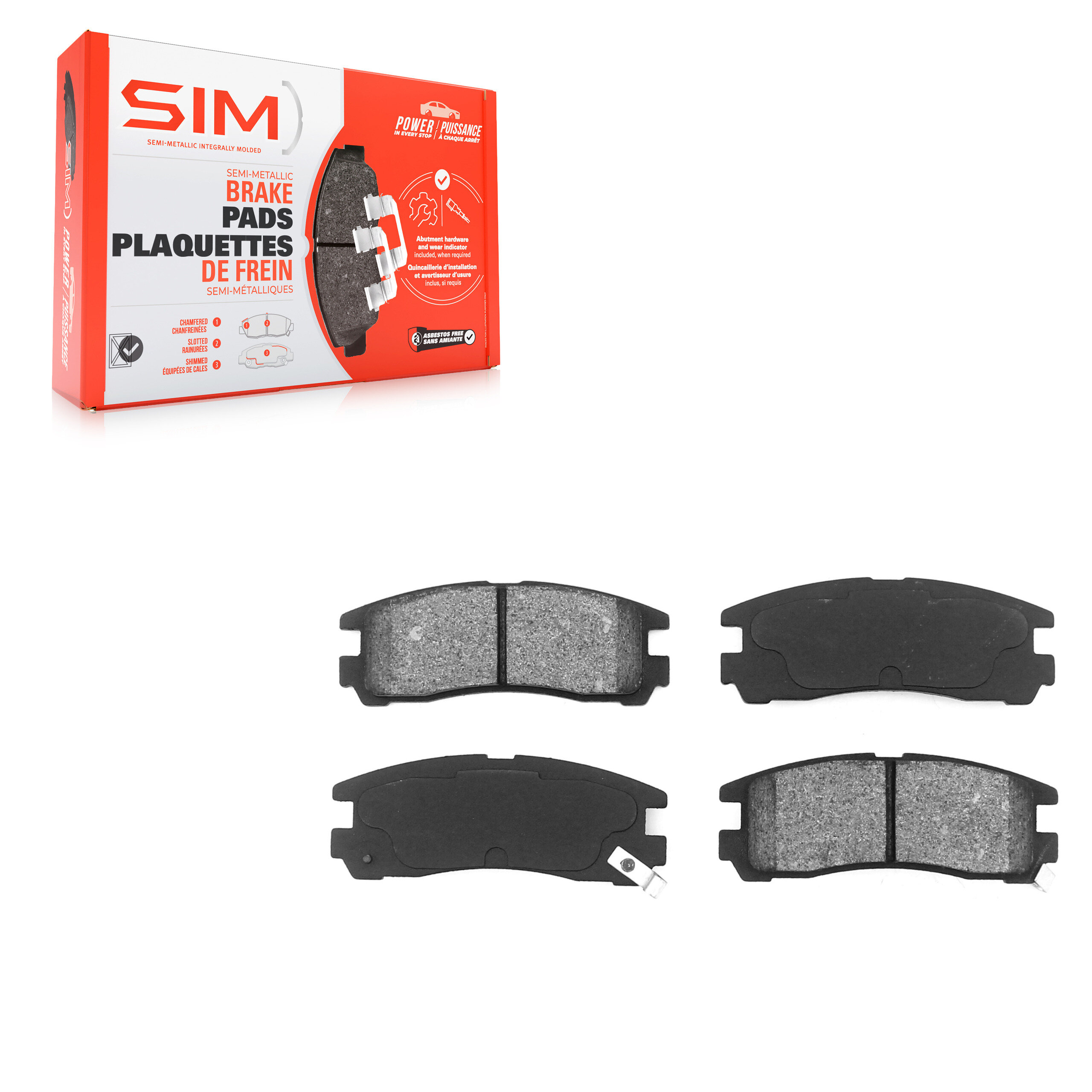 Semi-Metallic Brake Pads