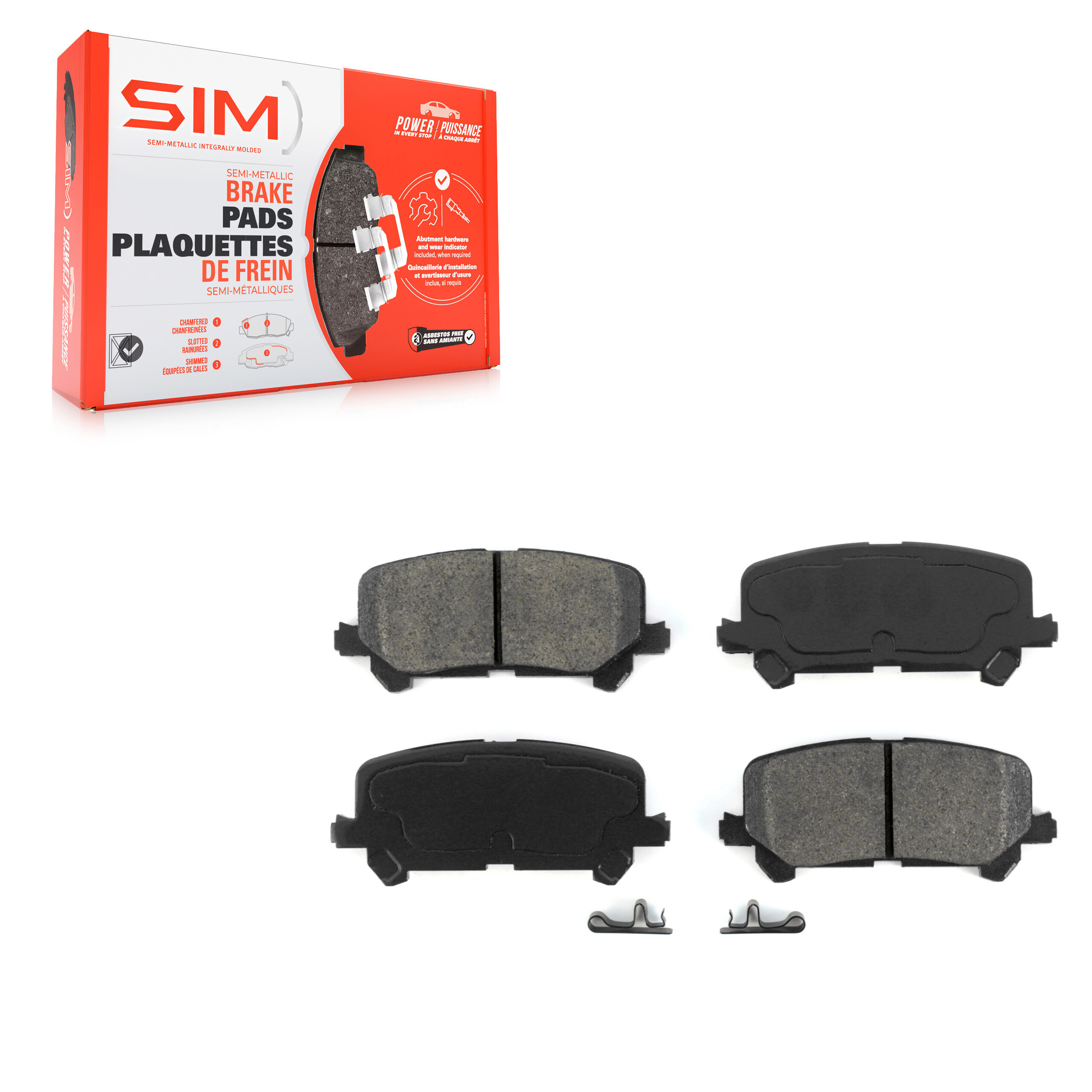 Semi-Metallic Brake Pads