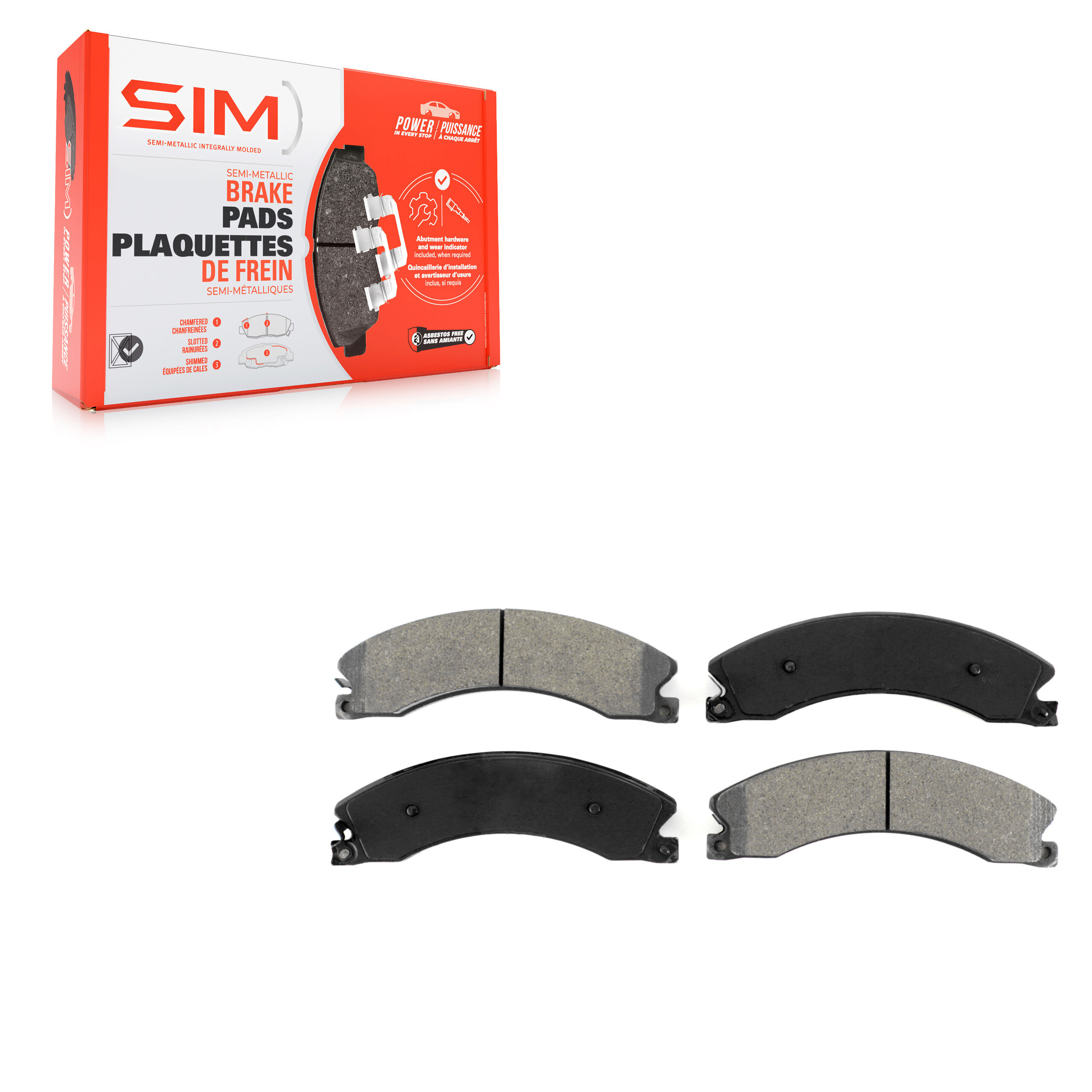 Semi-Metallic Brake Pads