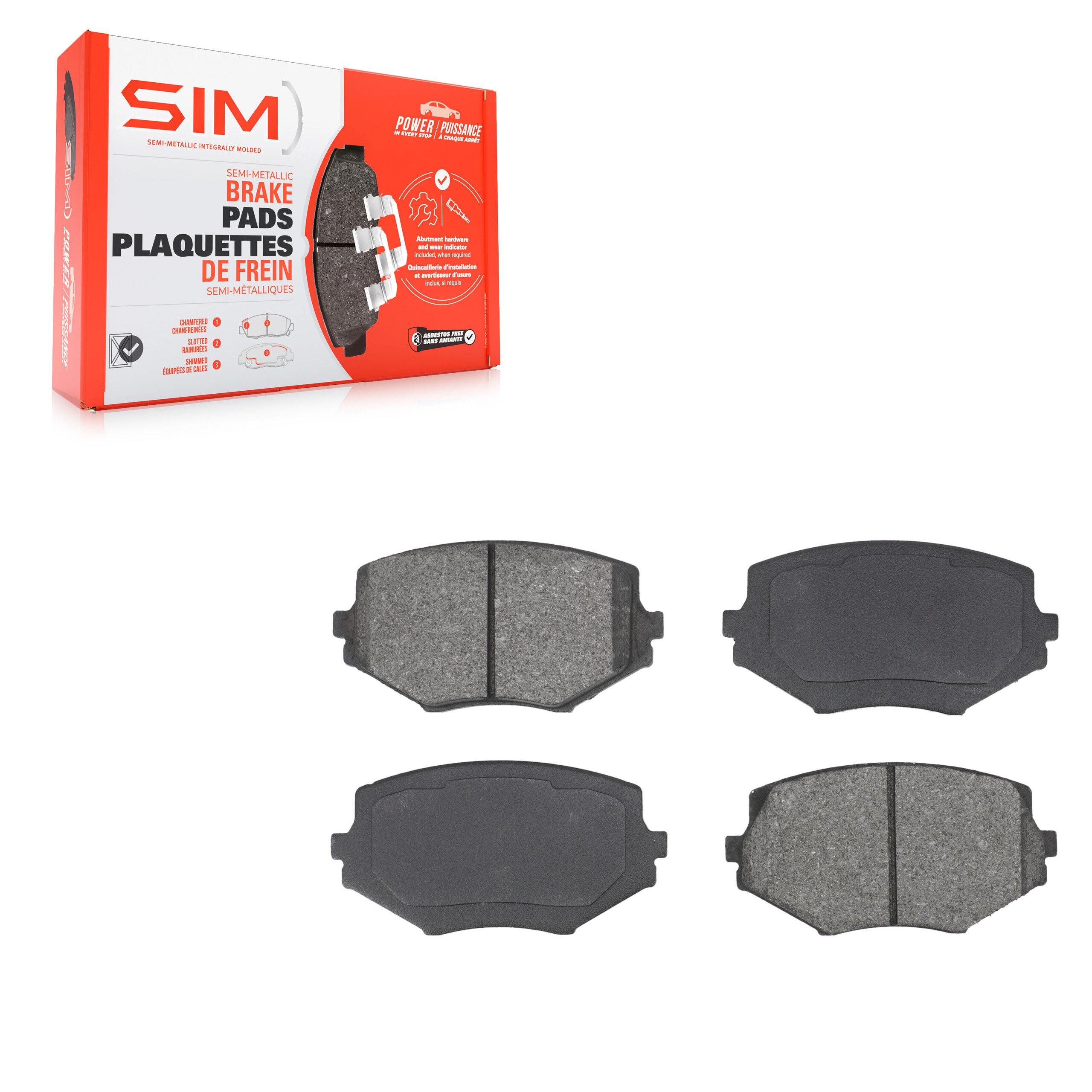 Semi-Metallic Brake Pads
