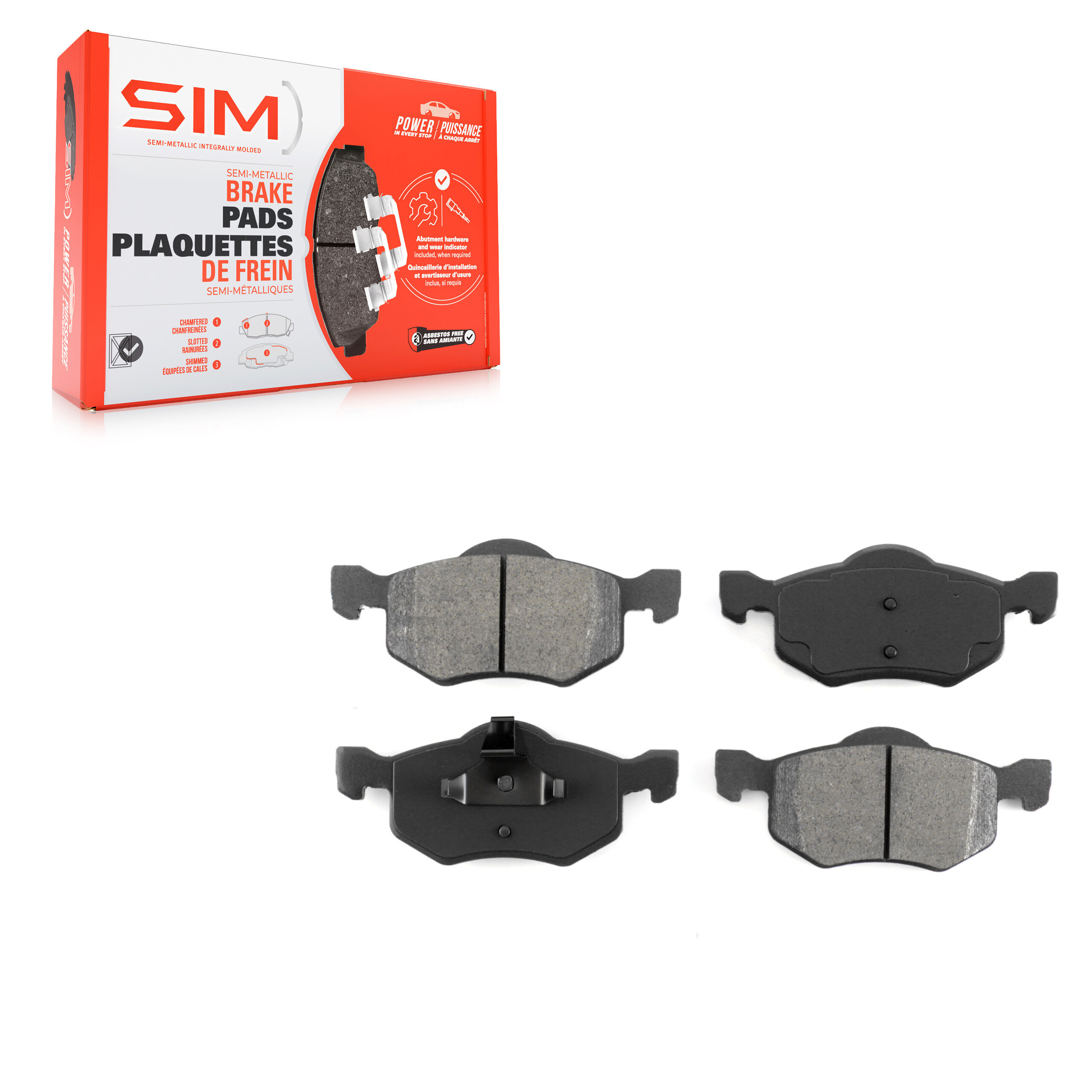 Semi-Metallic Brake Pads