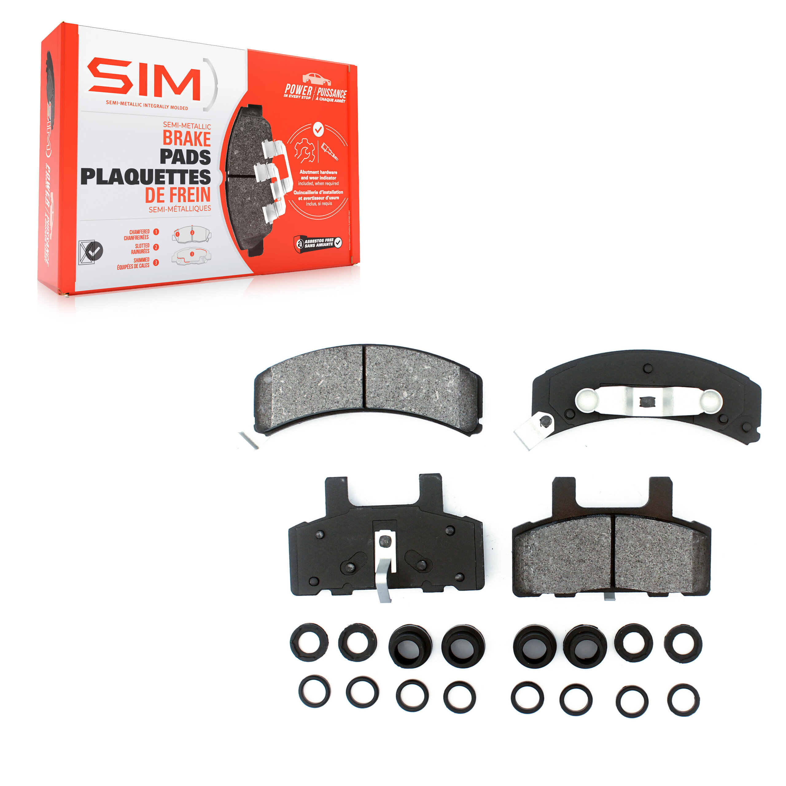 Semi-Metallic Brake Pads