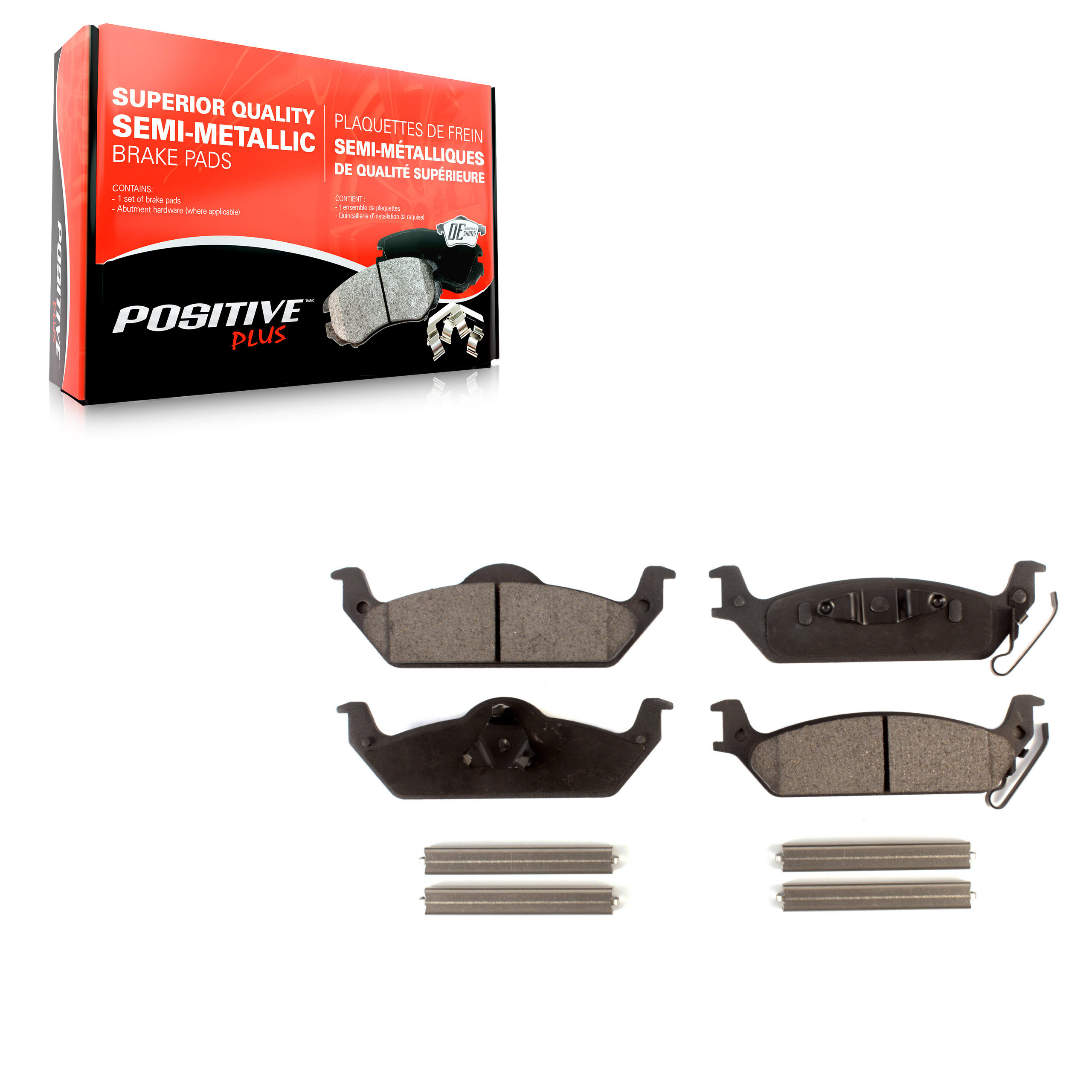 Positive Plus - PPF-D963 - Semi-Metallic Brake Pads