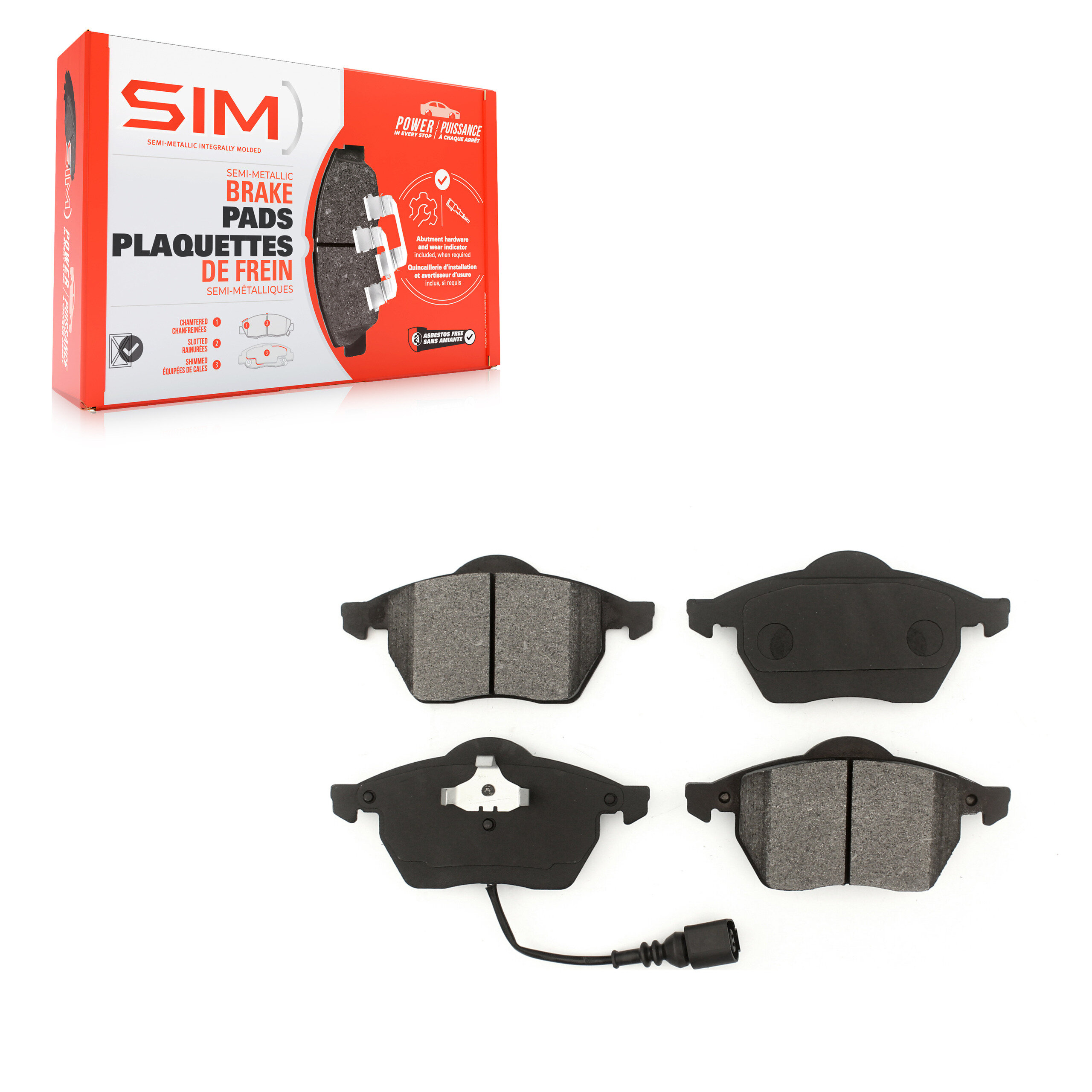 Semi-Metallic Brake Pads