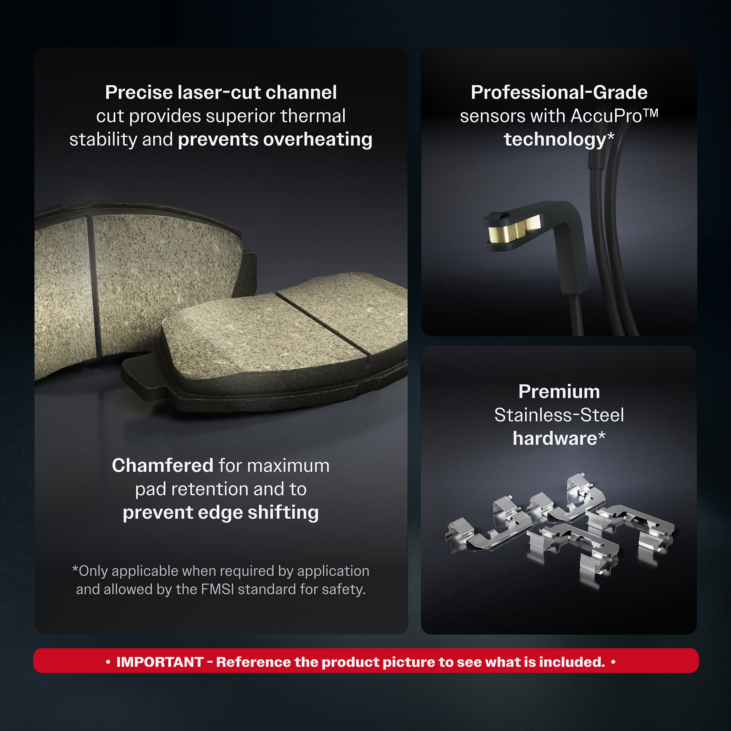 SIM - SIM-687A - Semi-Metallic Brake Pads