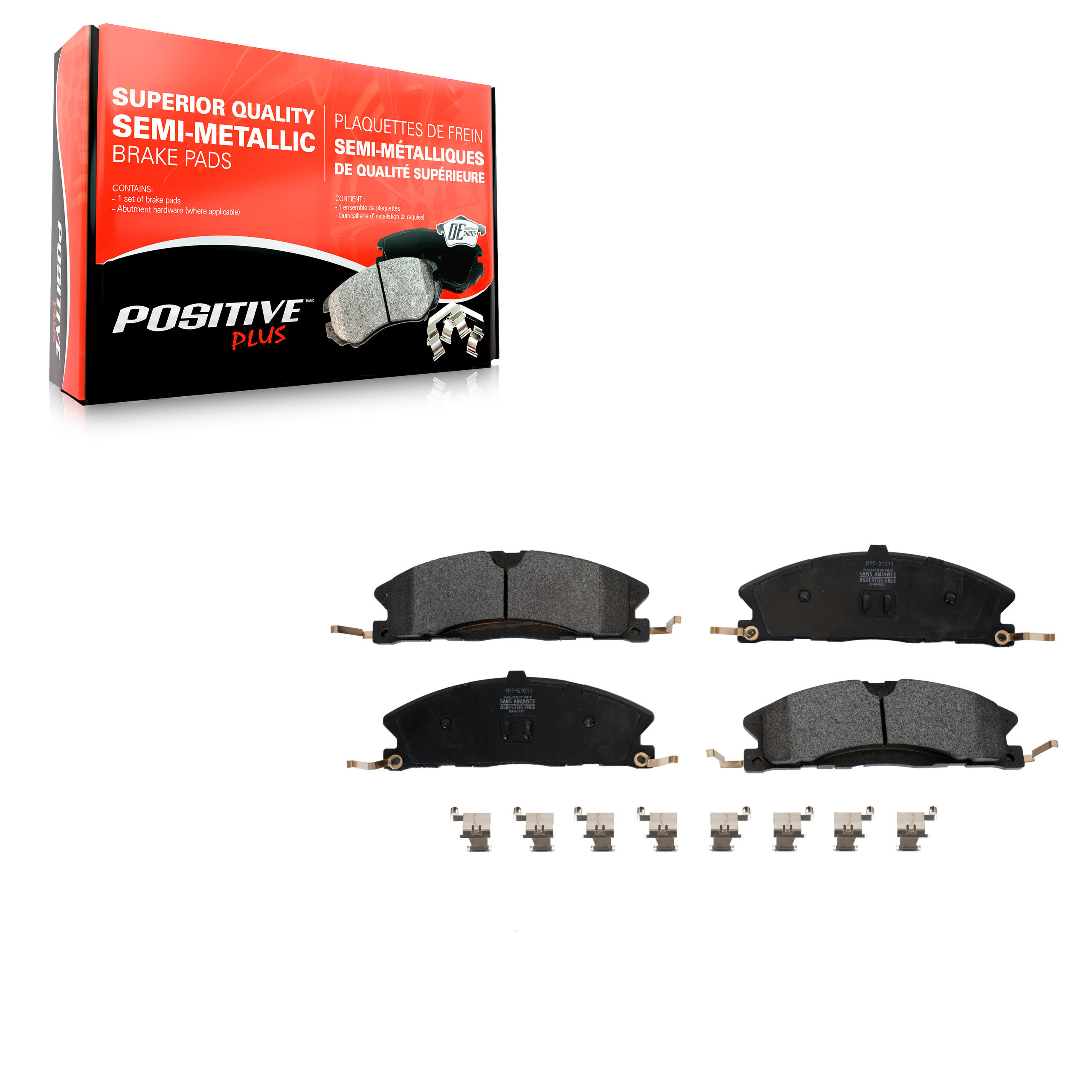 Semi-Metallic Brake Pads