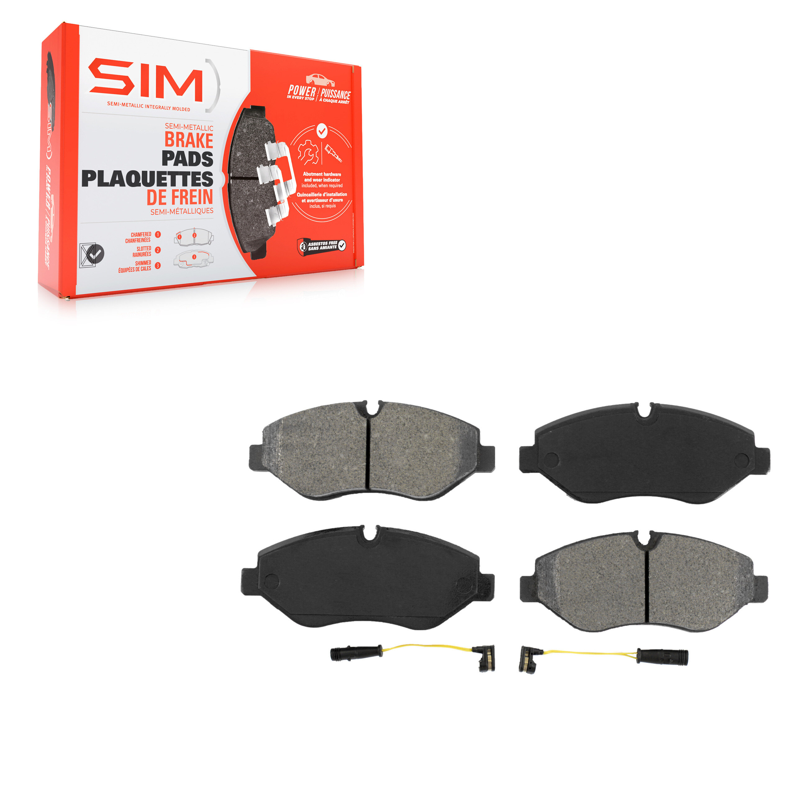 Semi-Metallic Brake Pads