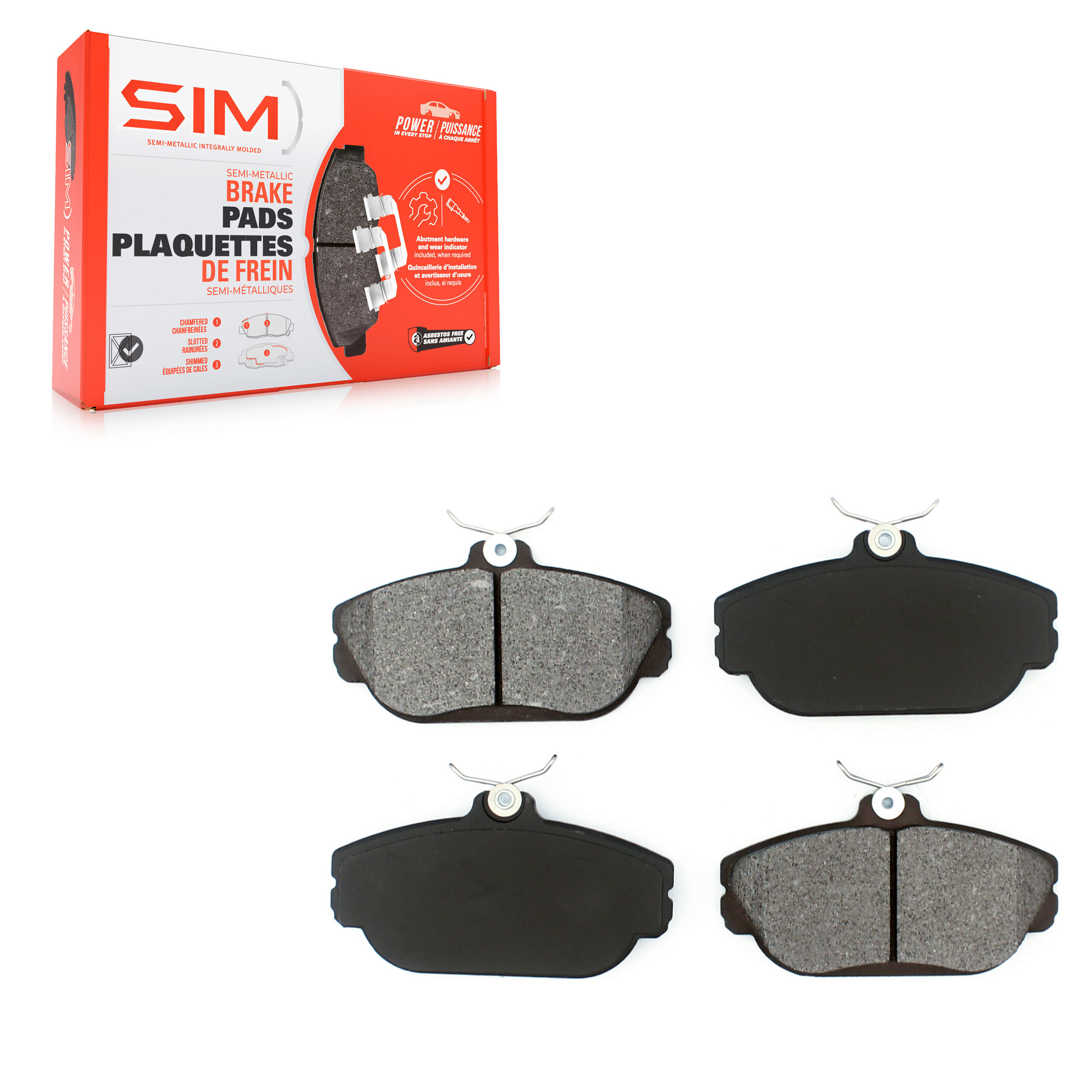 Semi-Metallic Brake Pads