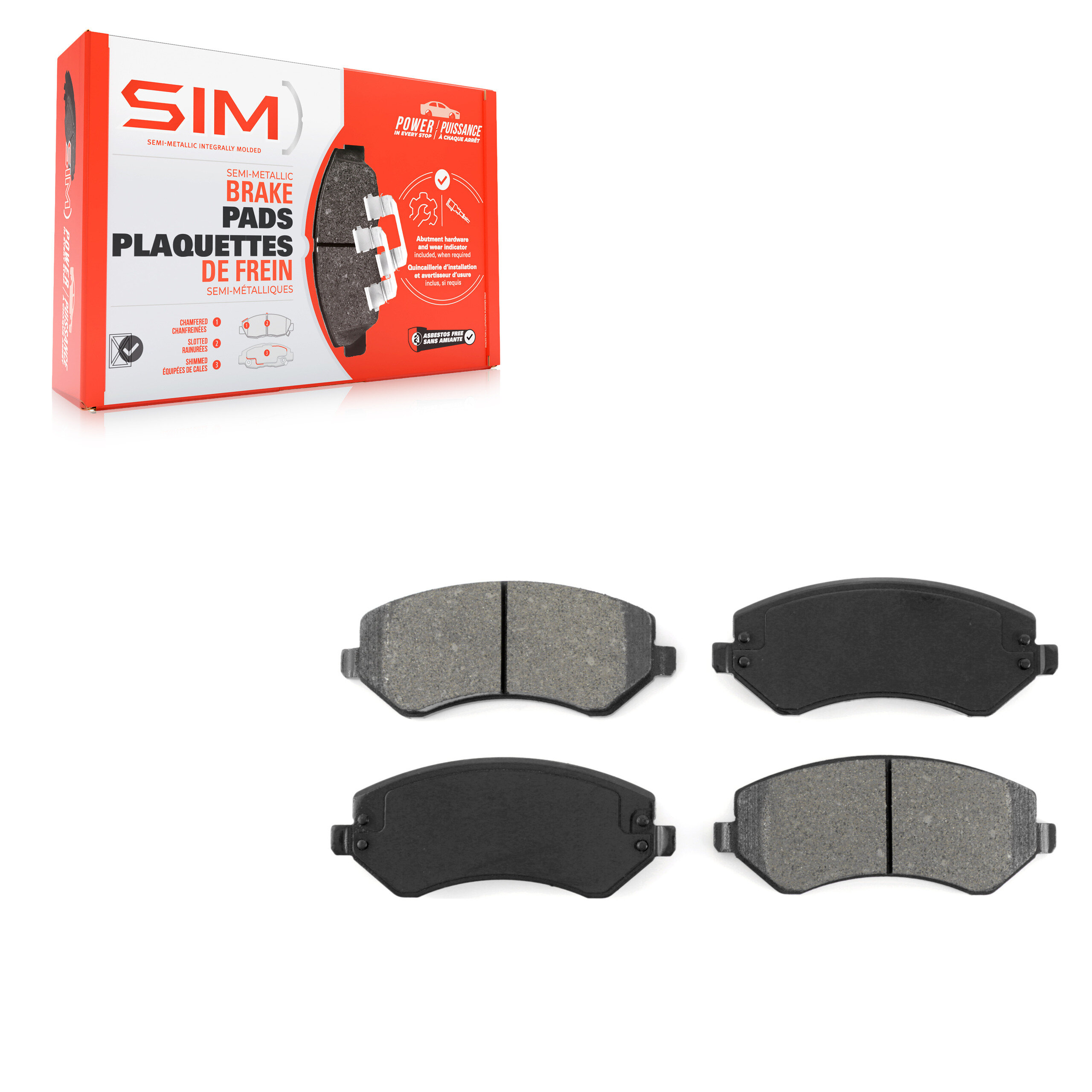 Semi-Metallic Brake Pads