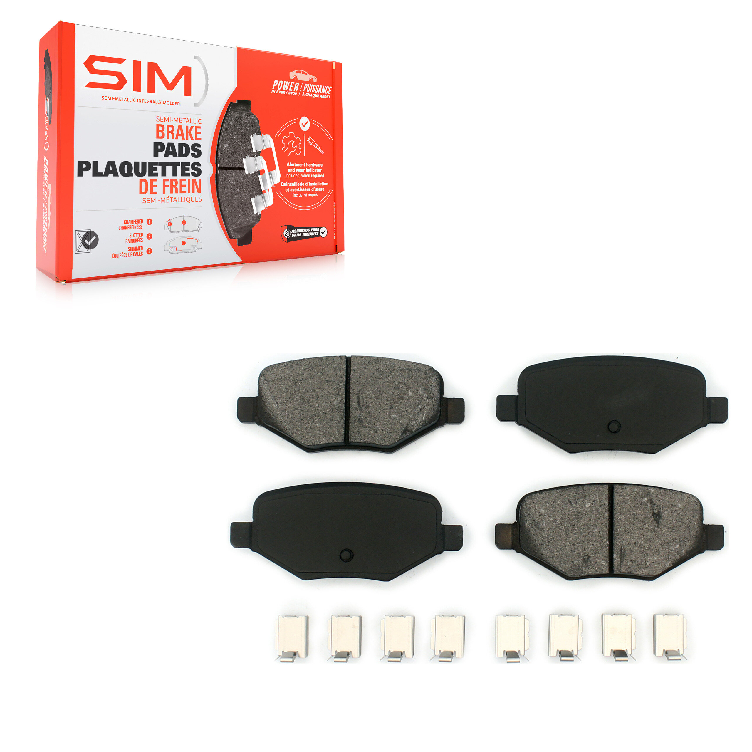 Semi-Metallic Brake Pads