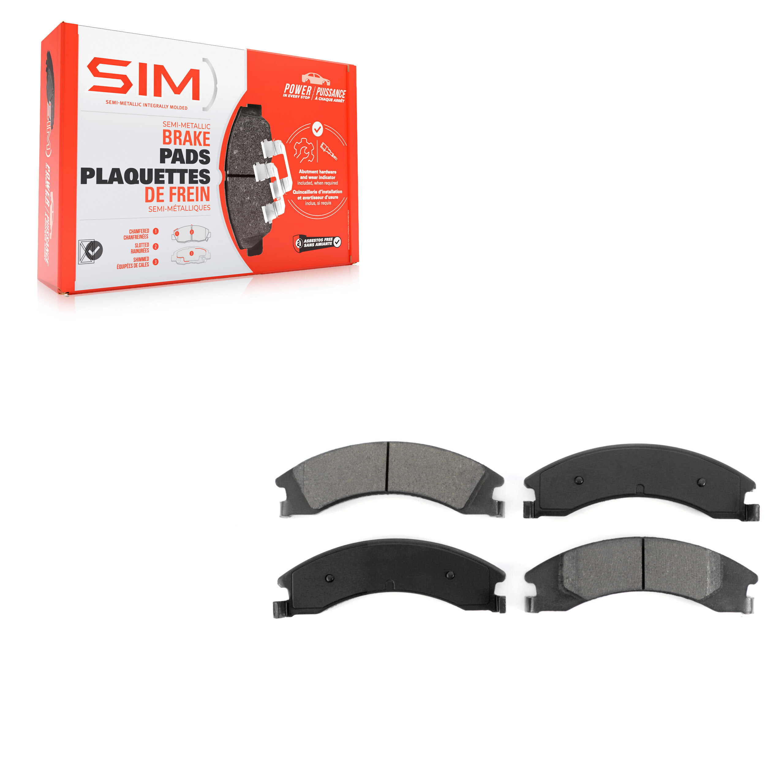 Semi-Metallic Brake Pads