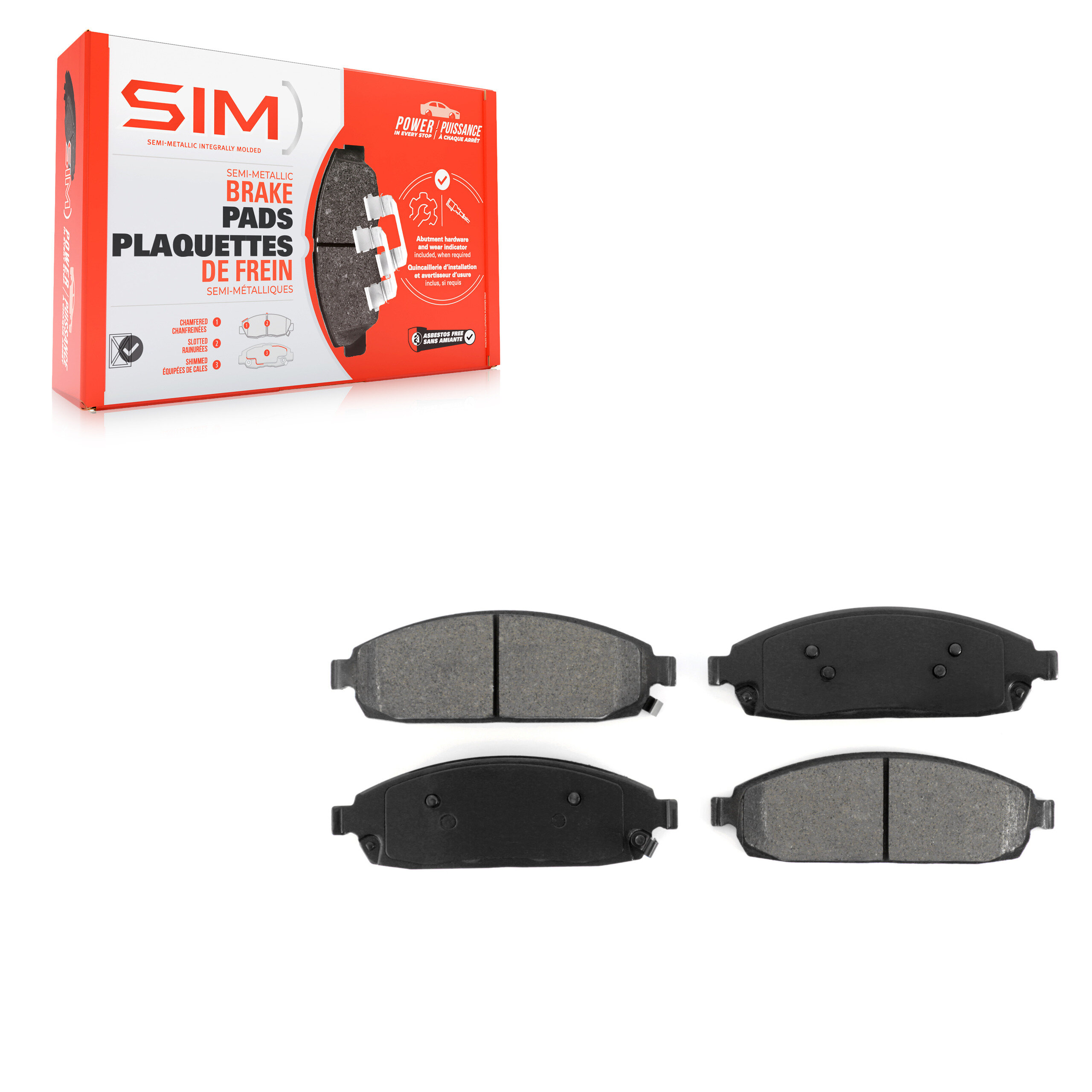 Semi-Metallic Brake Pads