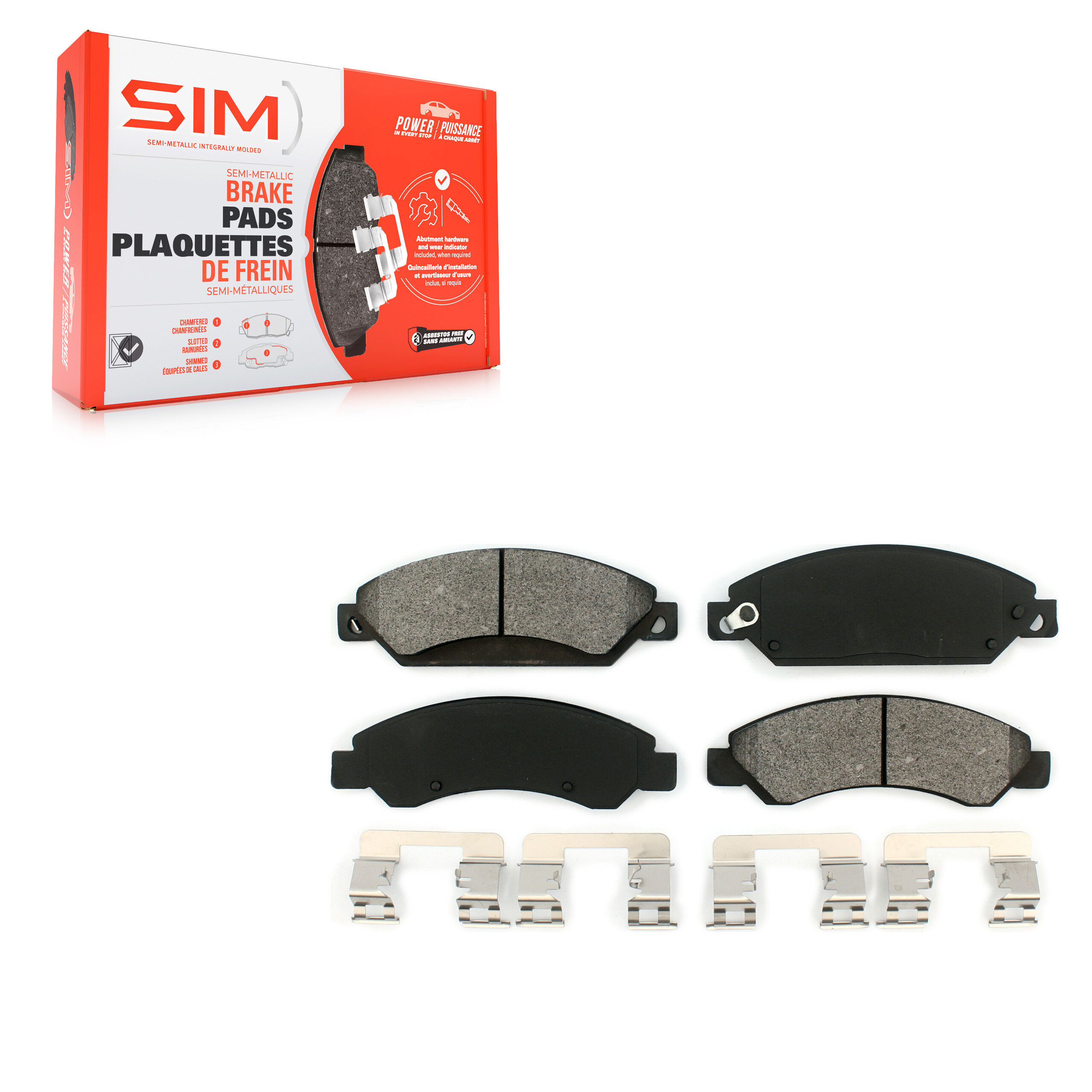 Semi-Metallic Brake Pads