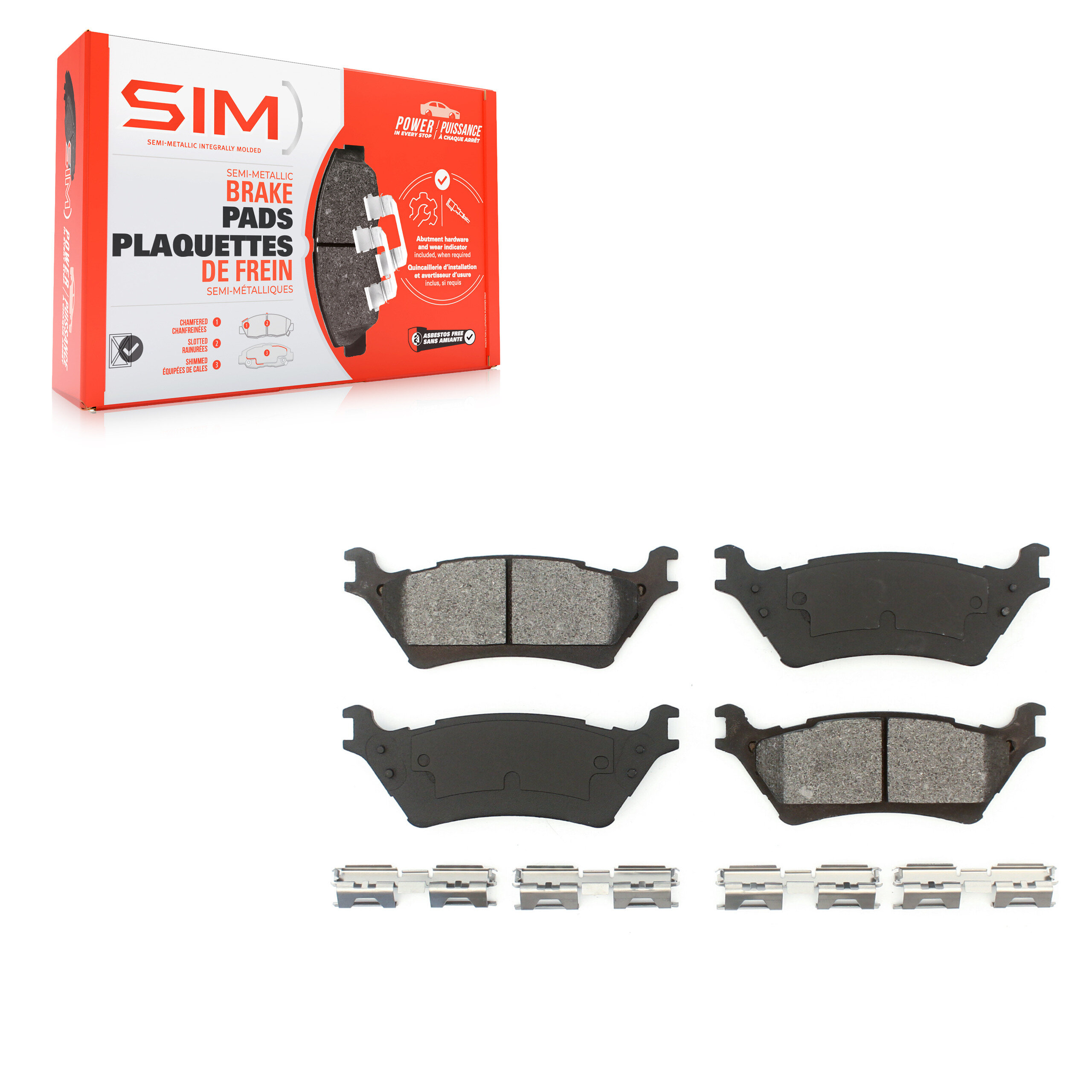 Semi-Metallic Brake Pads