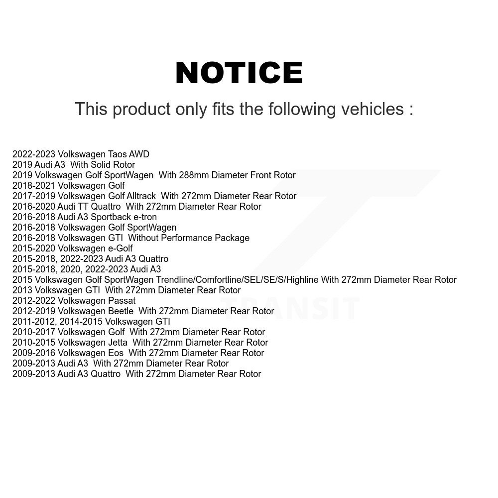 GENIUS - GCR-980798 - Coated Disc Brake Rotor