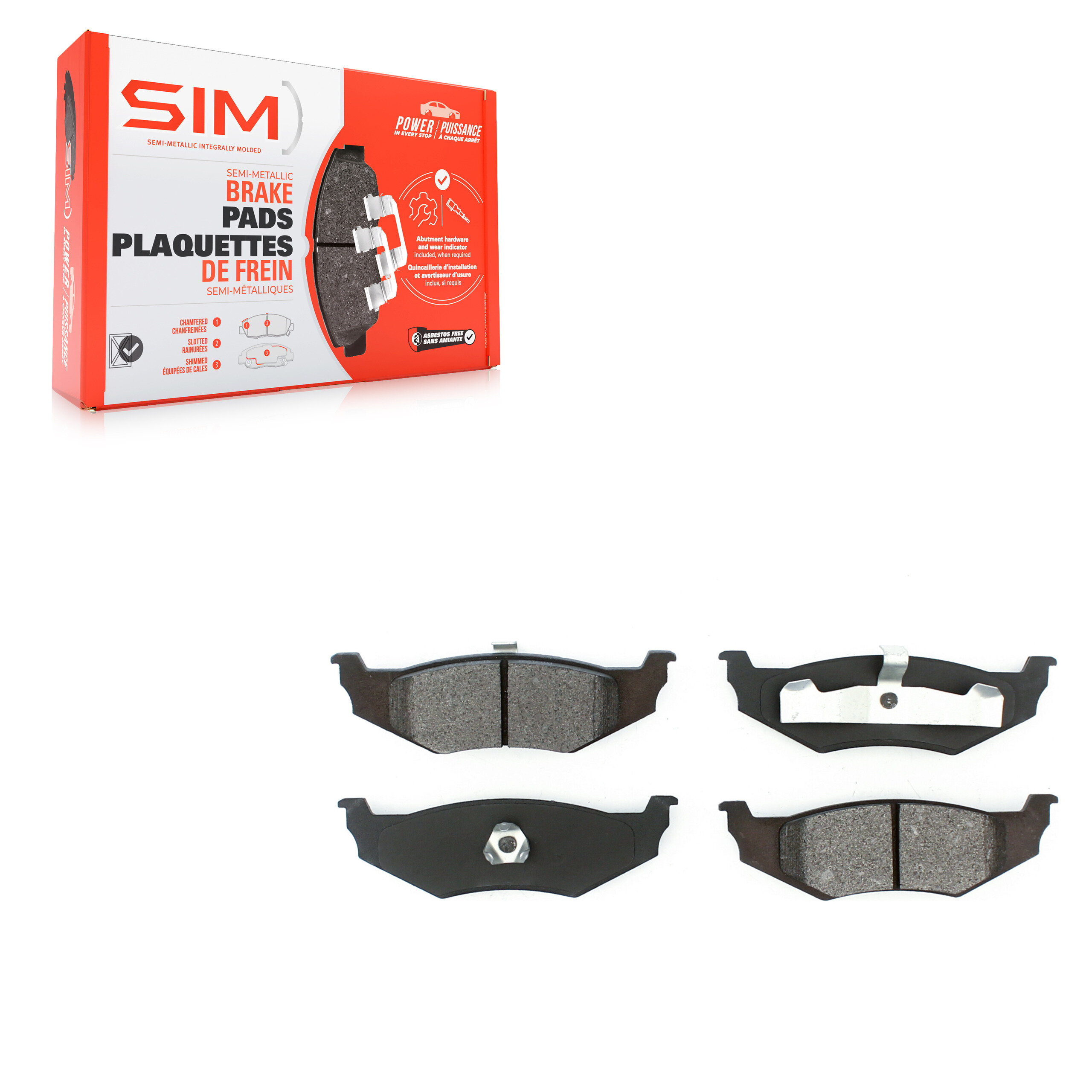 Semi-Metallic Brake Pads