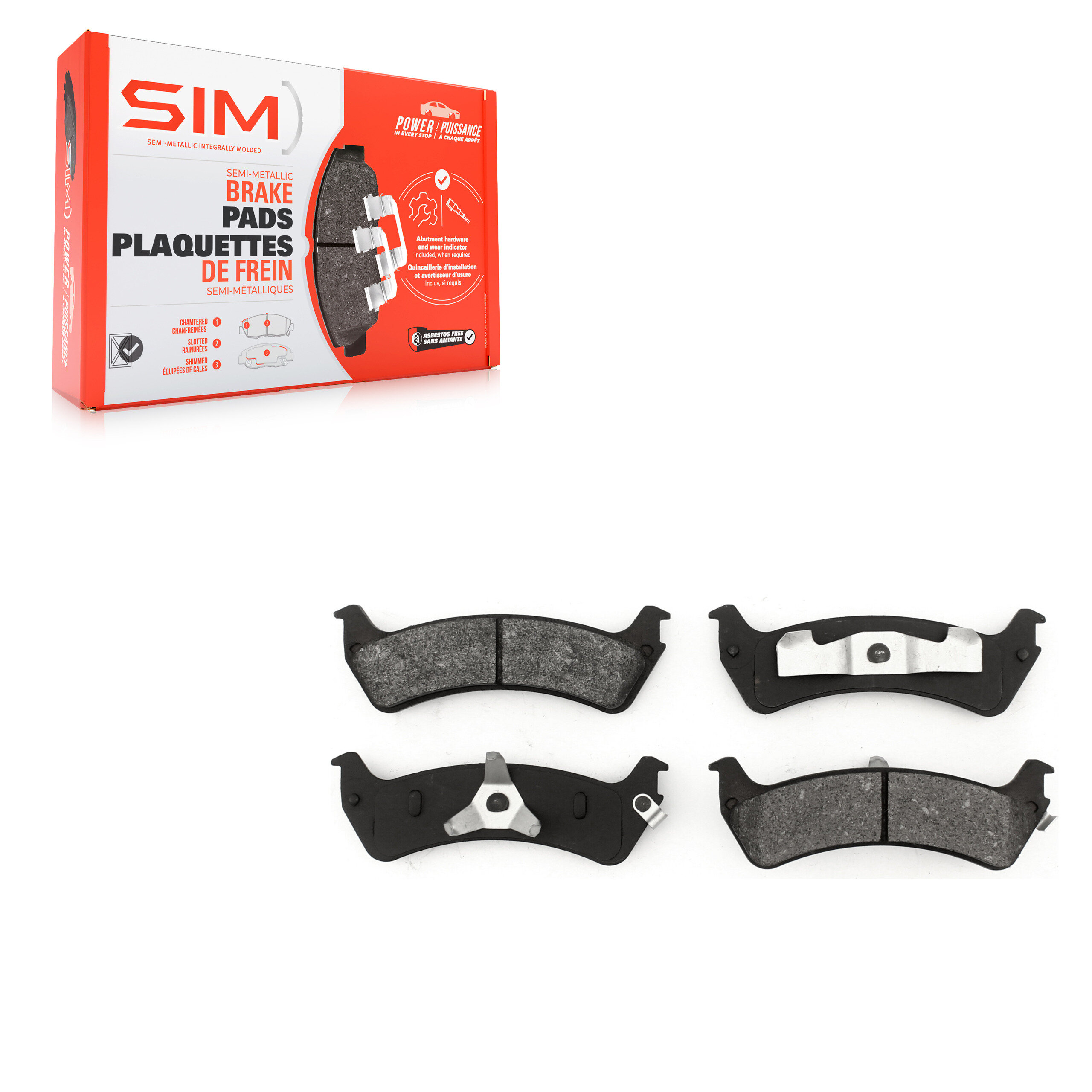 Semi-Metallic Brake Pads