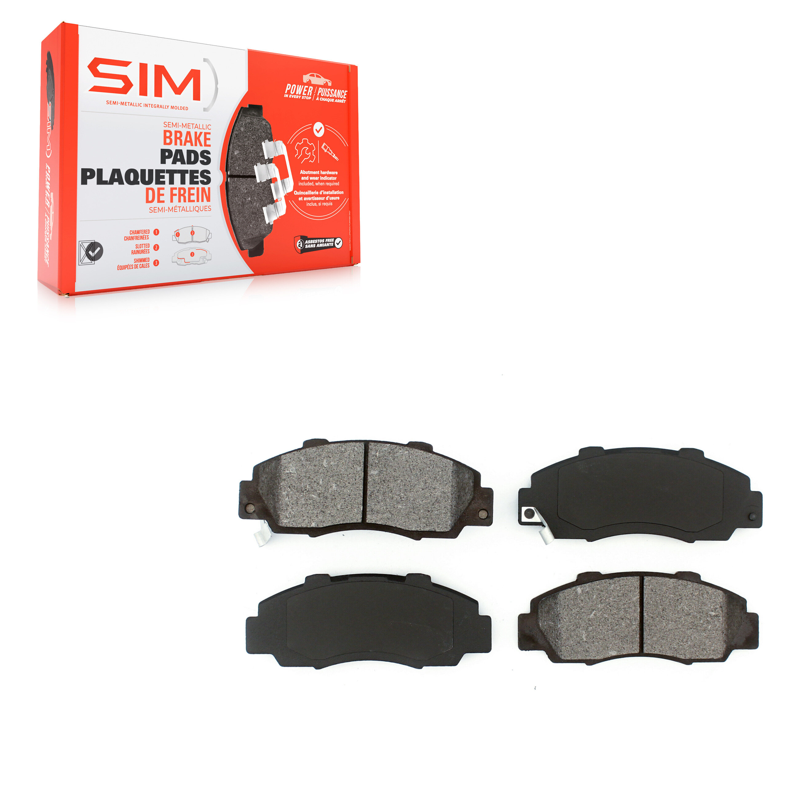 Semi-Metallic Brake Pads