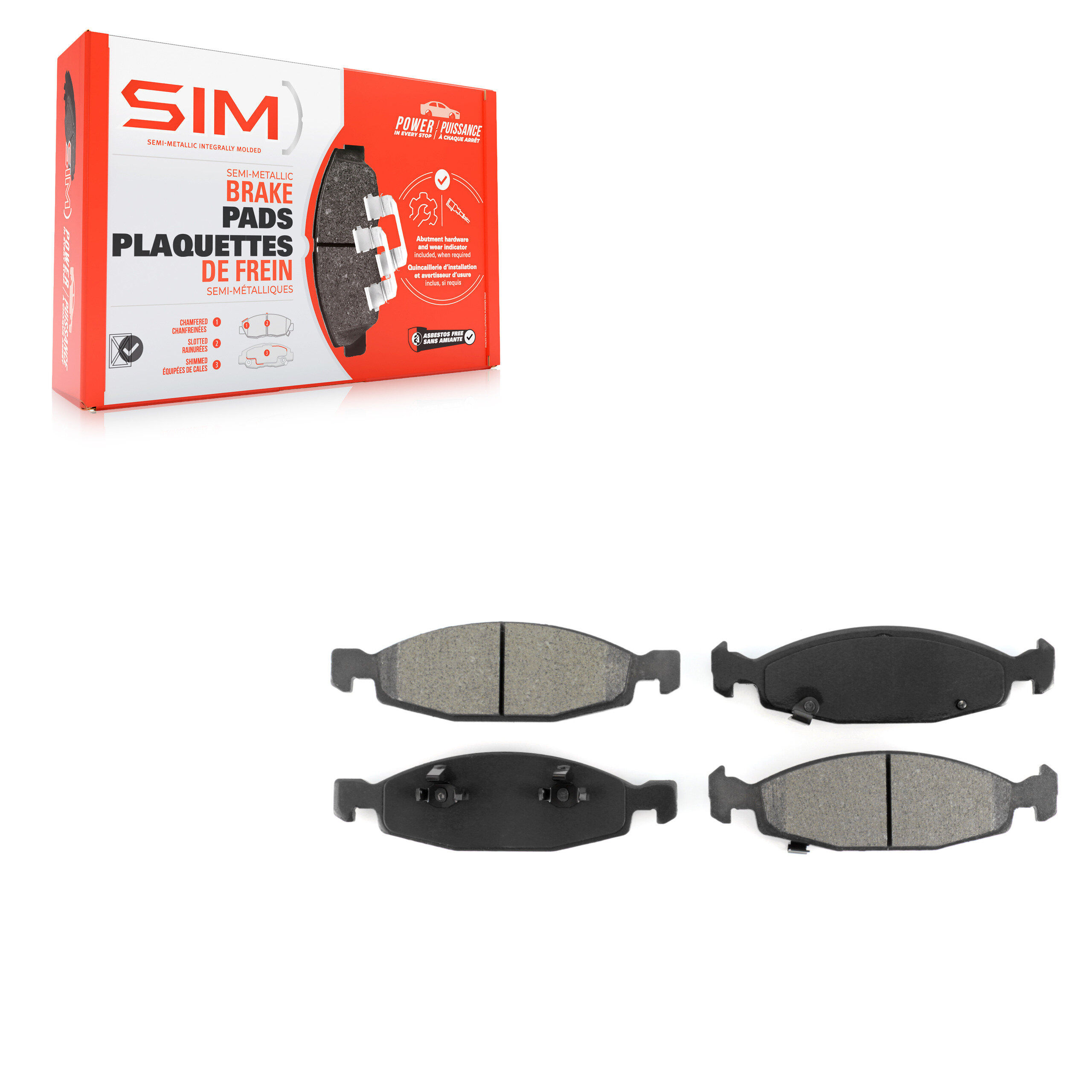 Semi-Metallic Brake Pads