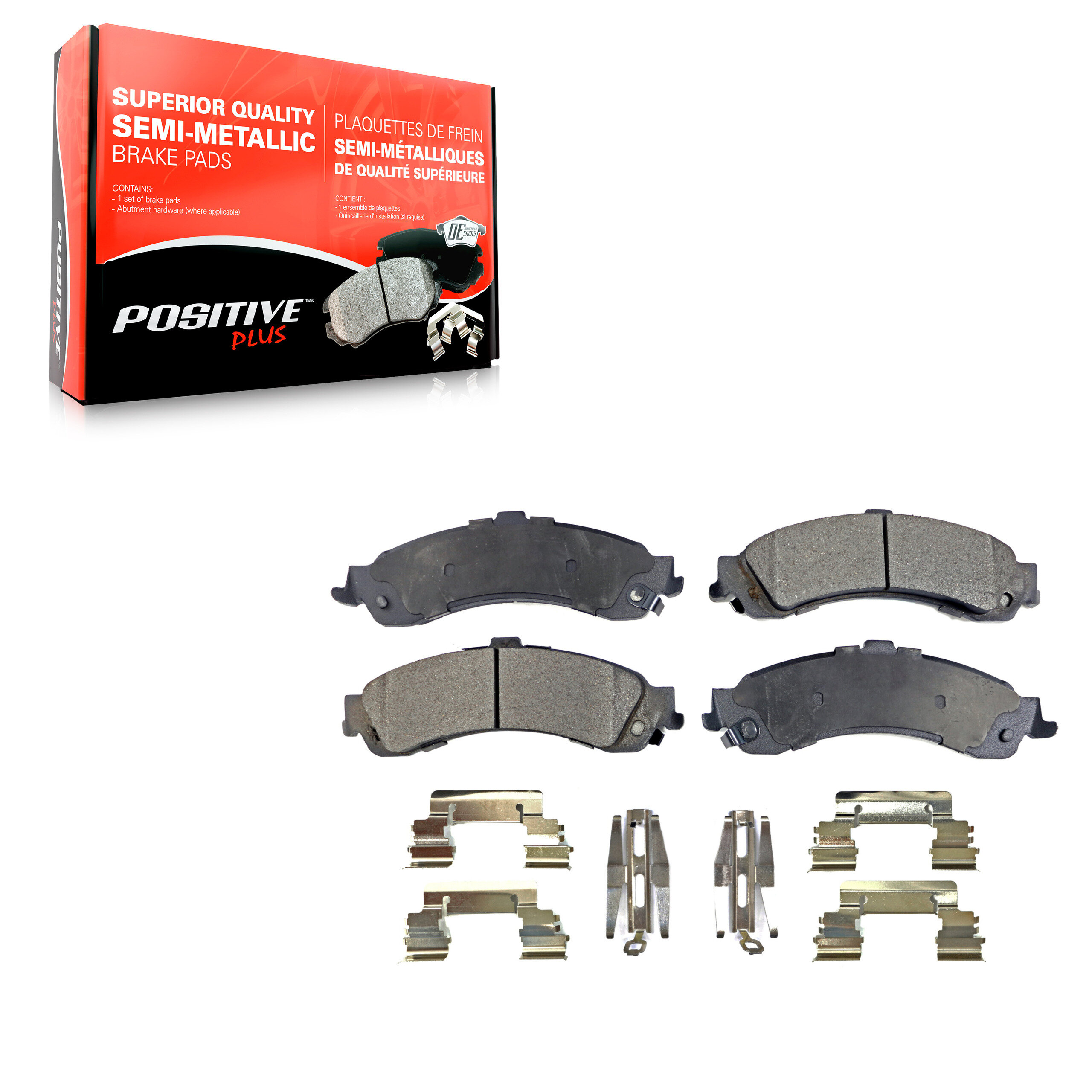 Positive Plus - PPF-D834 - Semi-Metallic Brake Pads