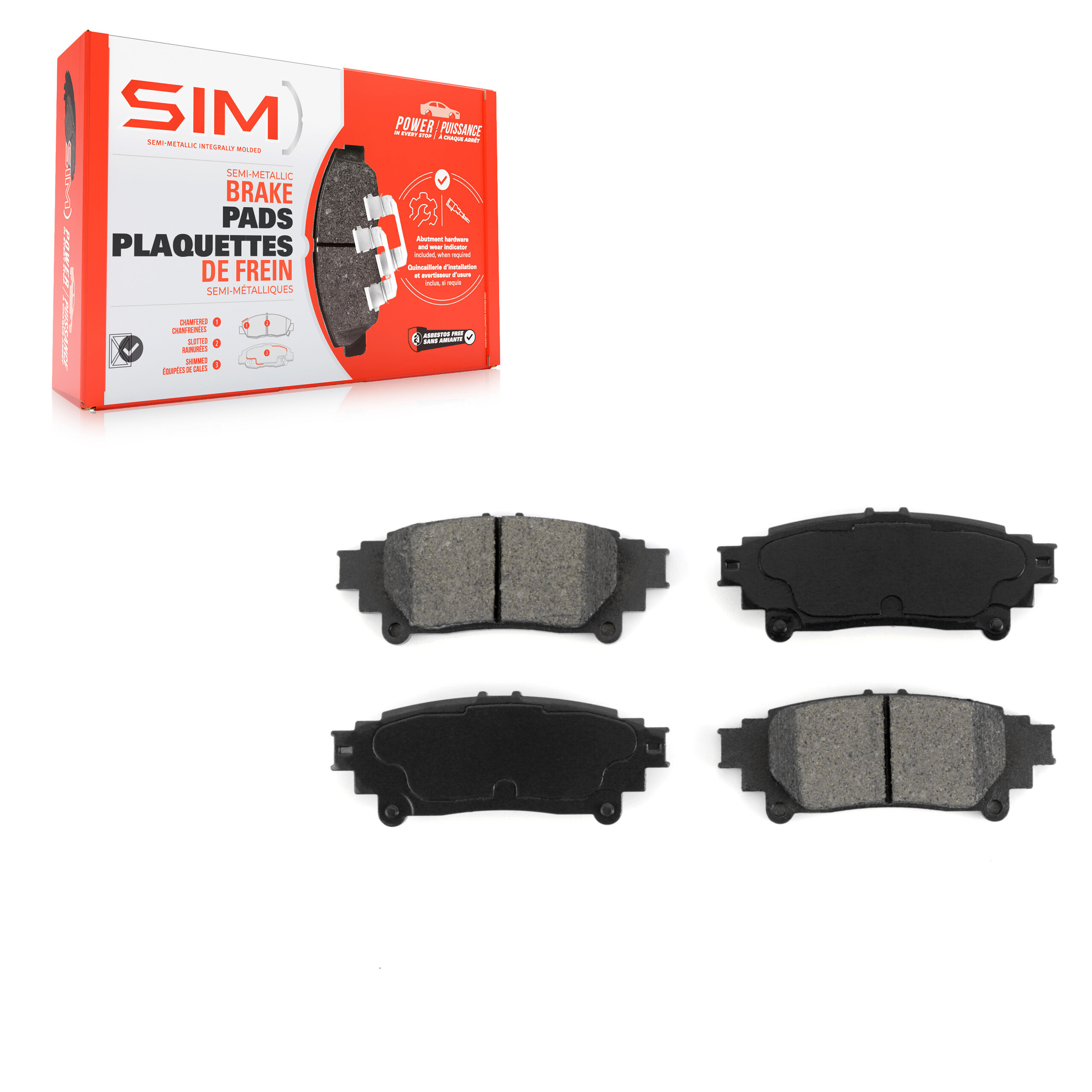 Semi-Metallic Brake Pads